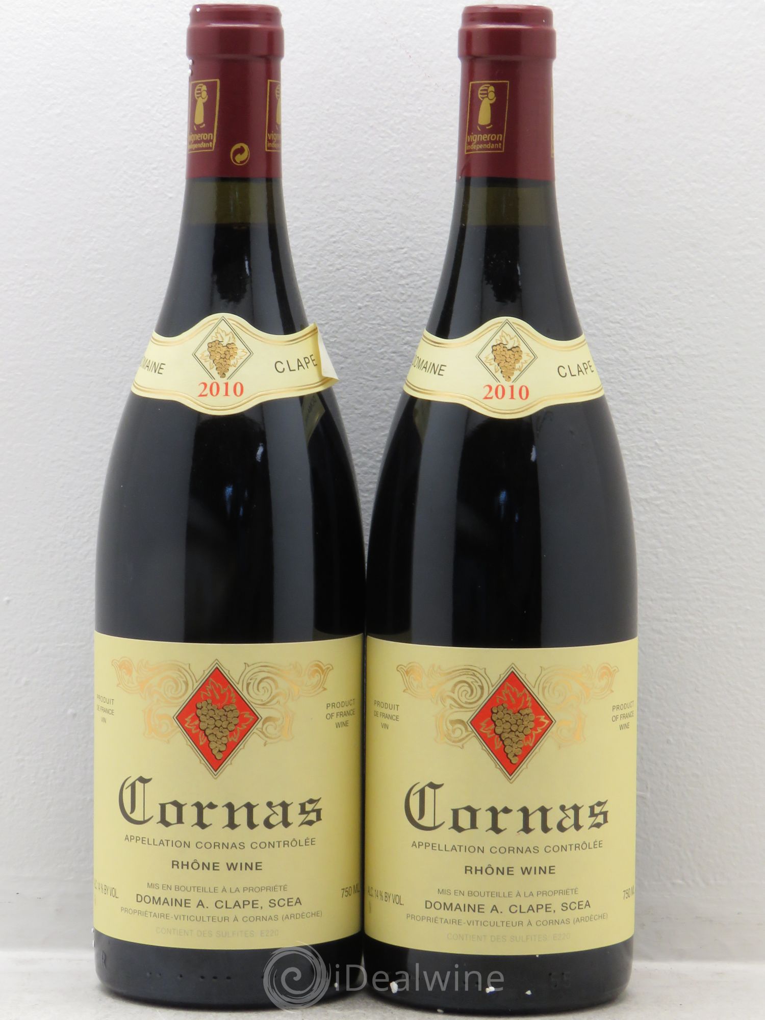 Cornas Auguste Clape 2010 - Lot de 2 bouteilles - 0