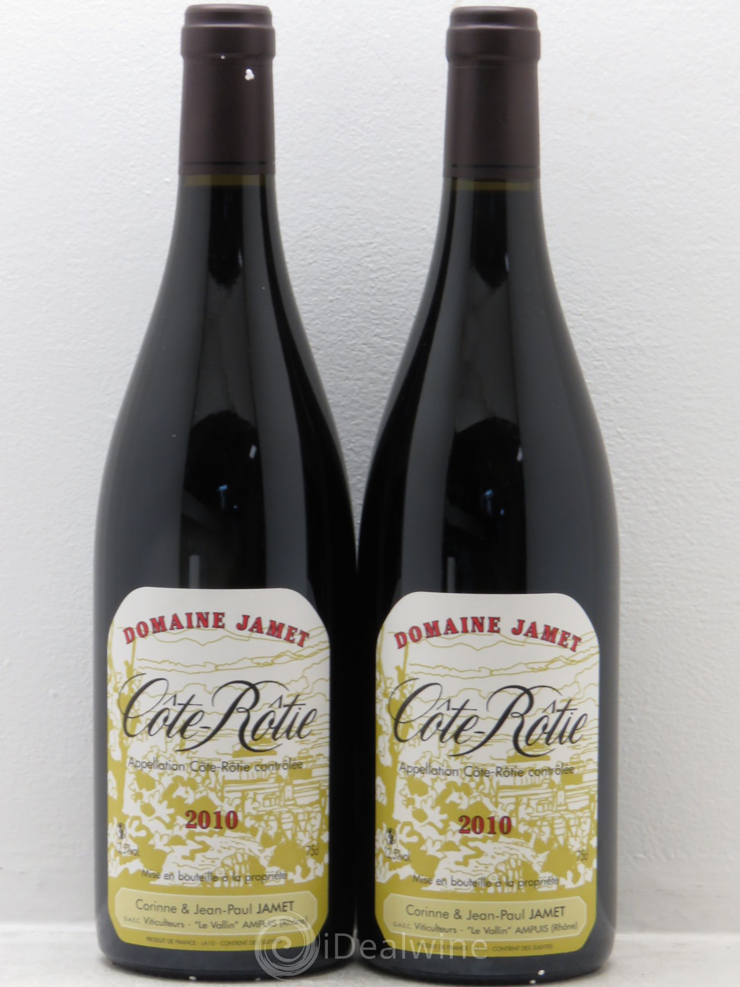 Côte-Rôtie Jamet (Domaine) 2010 - Lot de 2 bouteilles - 0