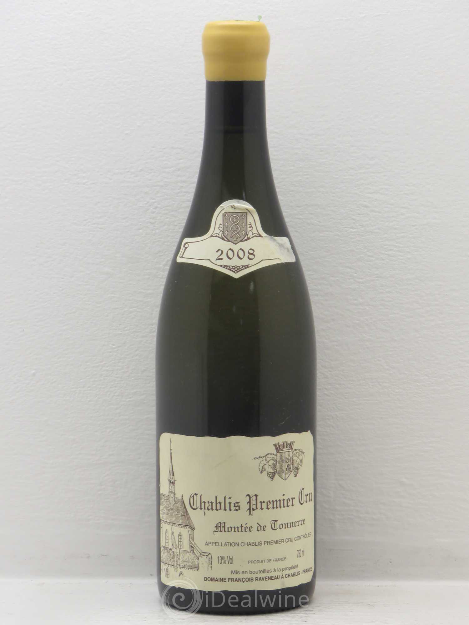 Chablis 1er Cru Montée de Tonnerre Raveneau (Domaine) 2008 - Posten von 1 Flasche - 0