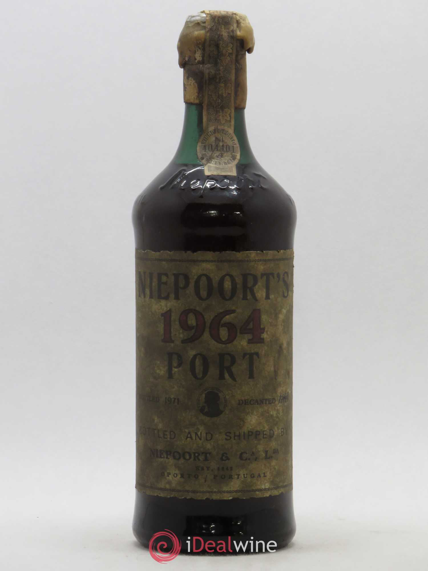 Porto Vintage Niepoort Garrafeira 1964 - Lot de 1 bouteille - 0