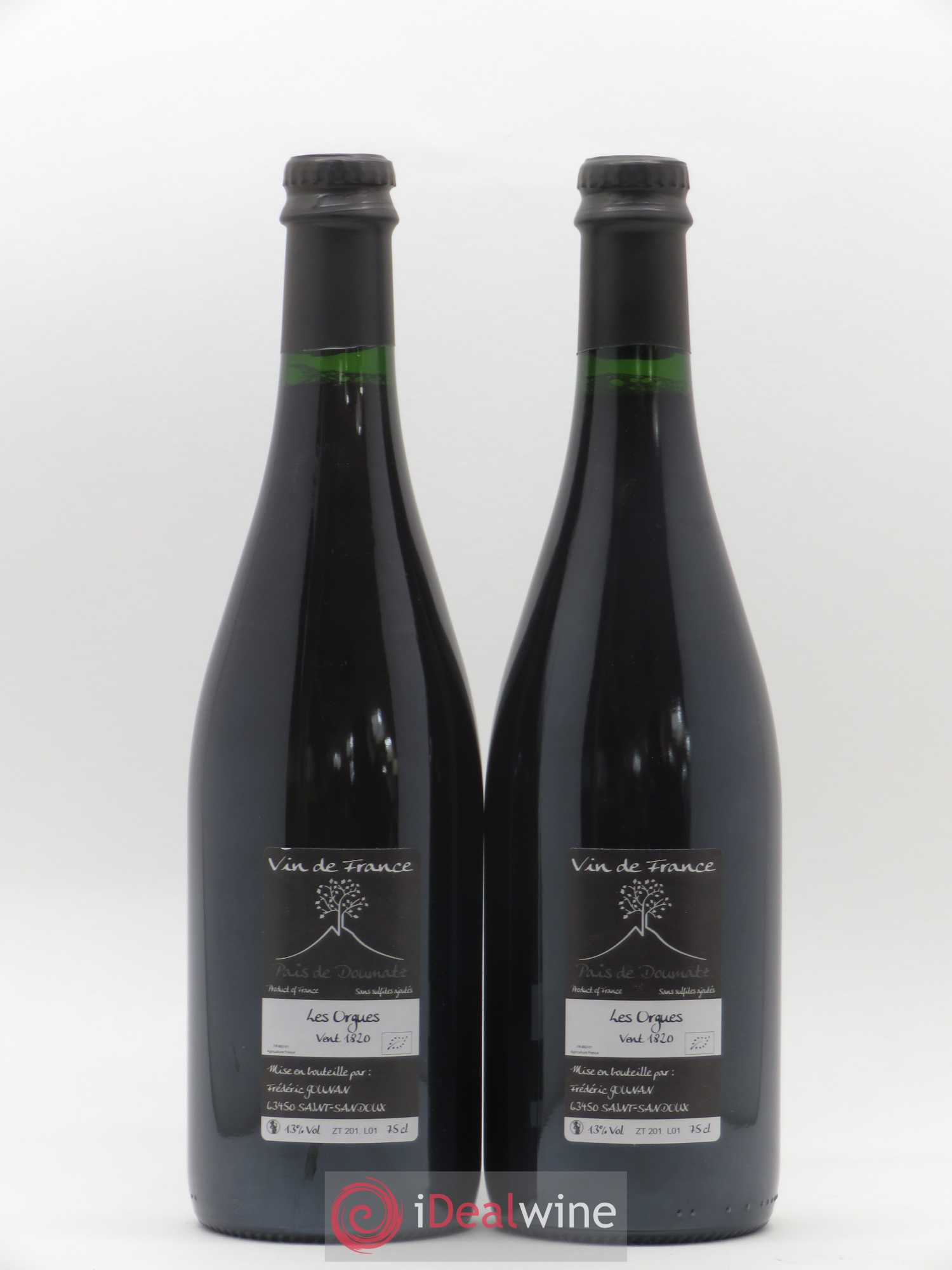 Vin de France Les Orgues Vignoble de l'Arbre Blanc 2018 - Lot de 2 bouteilles - 1
