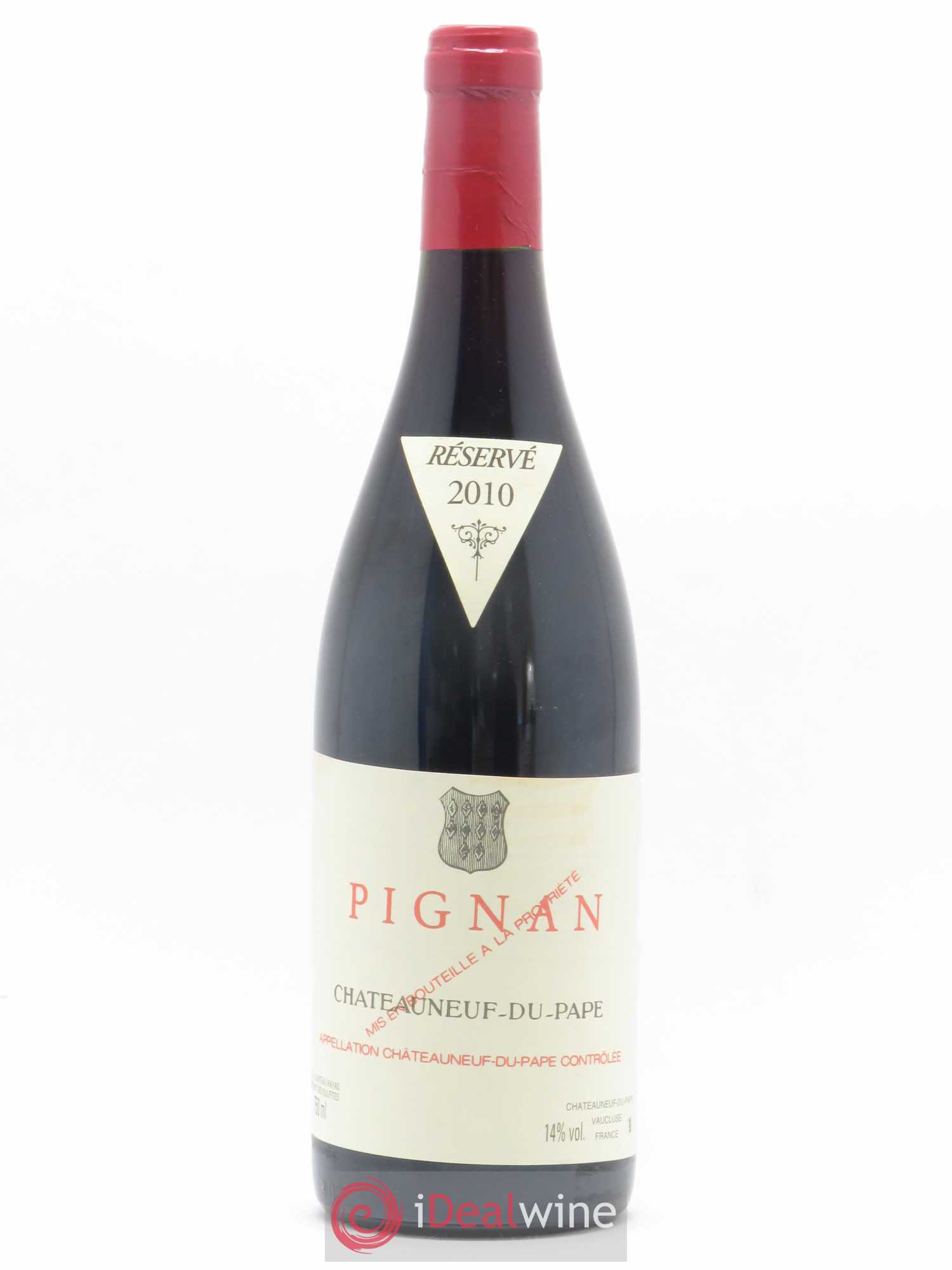 Châteauneuf-du-Pape Pignan Emmanuel Reynaud 2010 - Lot de 1 bouteille - 0