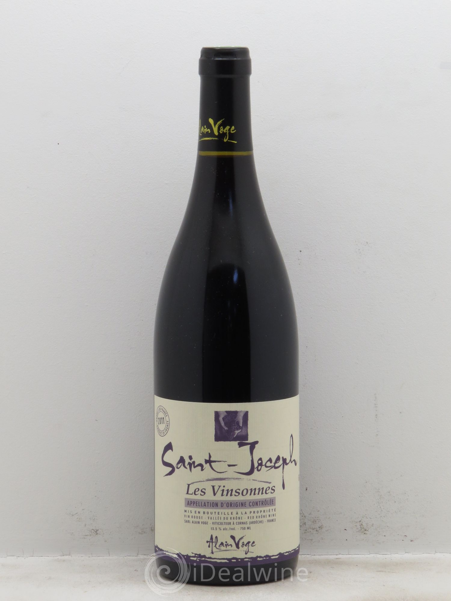 Saint-Joseph Les Vinsonnes Alain Voge (Domaine) 2011 - Lot de 1 bouteille - 0