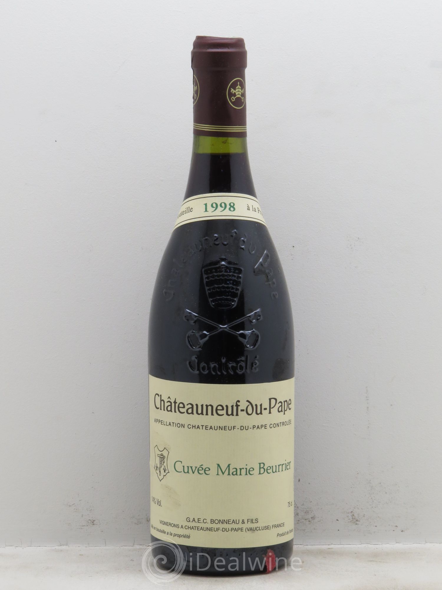 Châteauneuf-du-Pape Marie Beurrier Henri Bonneau & Fils 1998 - Lot de 1 bouteille - 0