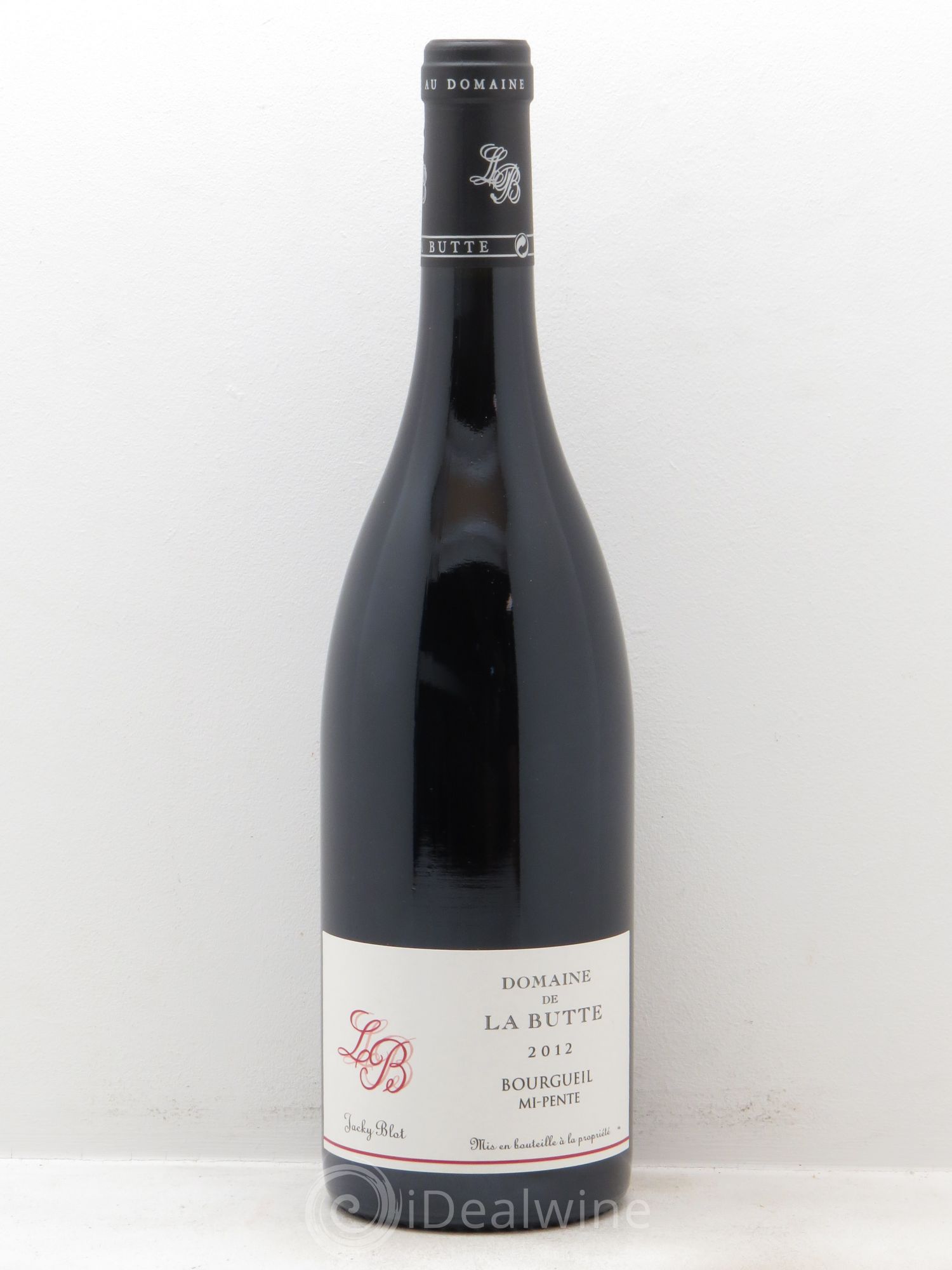Bourgueil Mi-Pente Domaine de La Butte - Jacky Blot 2012 - Lot de 1 bouteille - 0