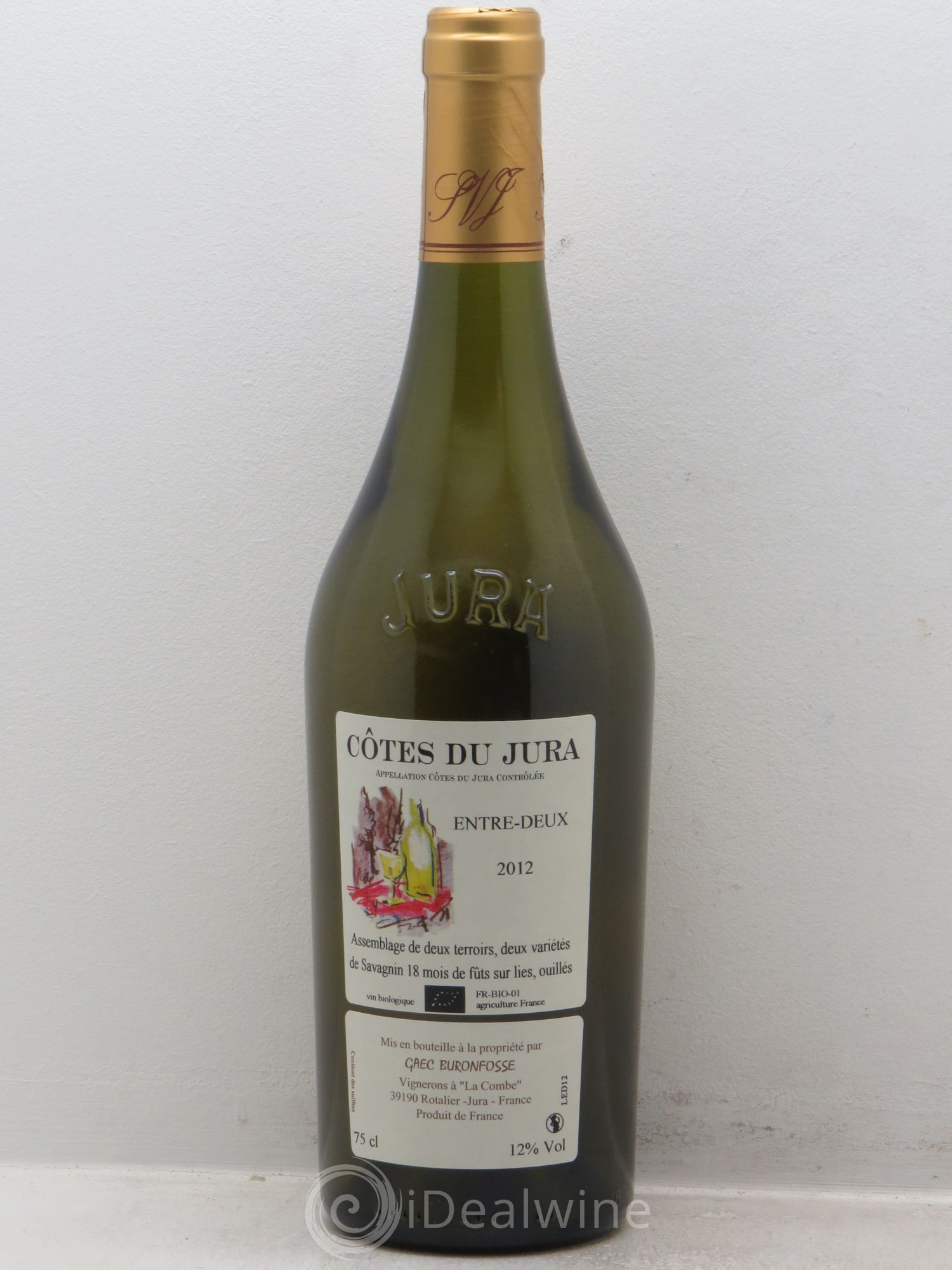 Côtes du Jura Entre Deux Buronfosse 2012 - Lot de 1 bouteille - 0