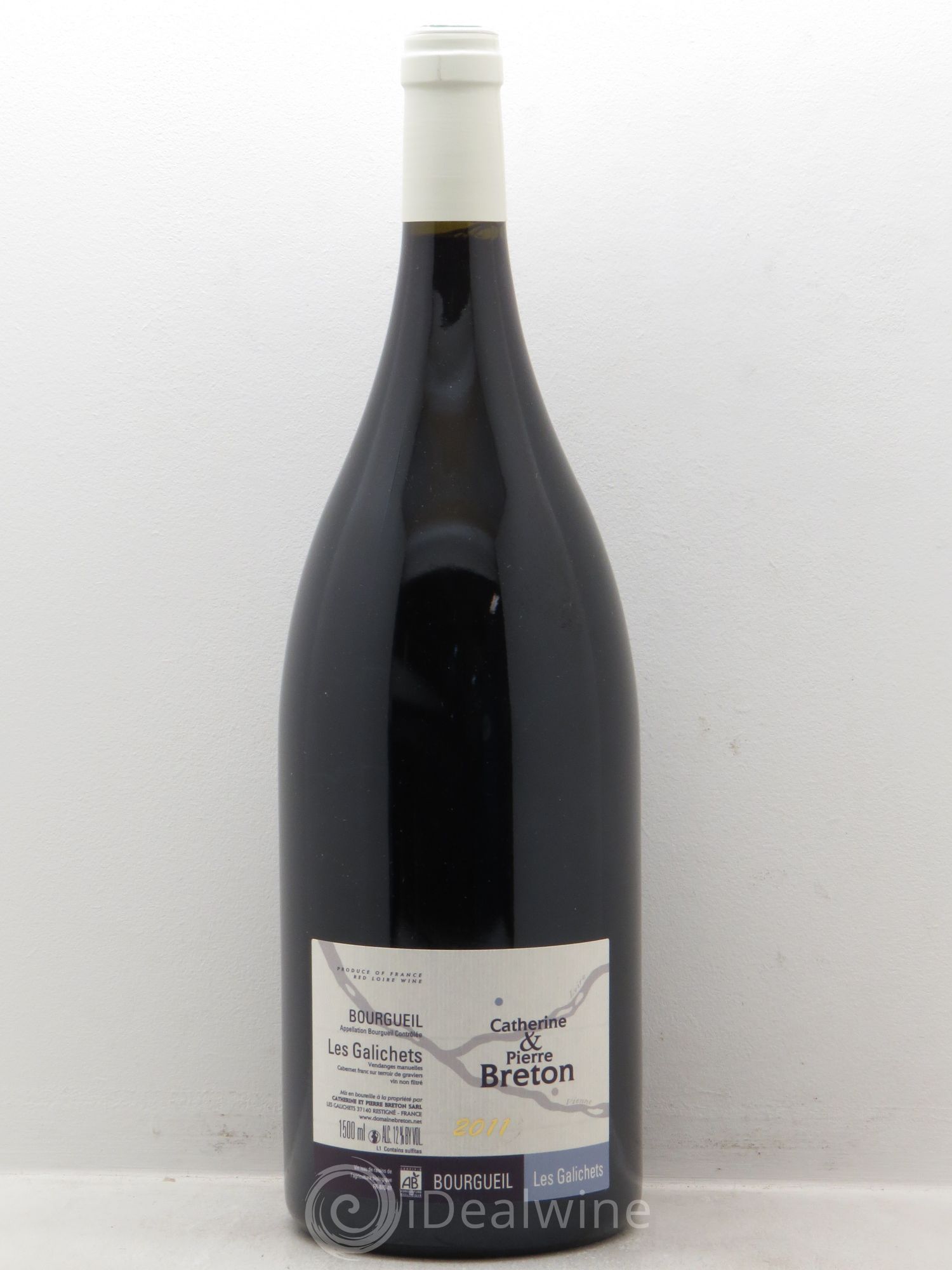 Bourgueil Les Galichets Catherine et Pierre Breton 2011 - Lot de 1 magnum - 0