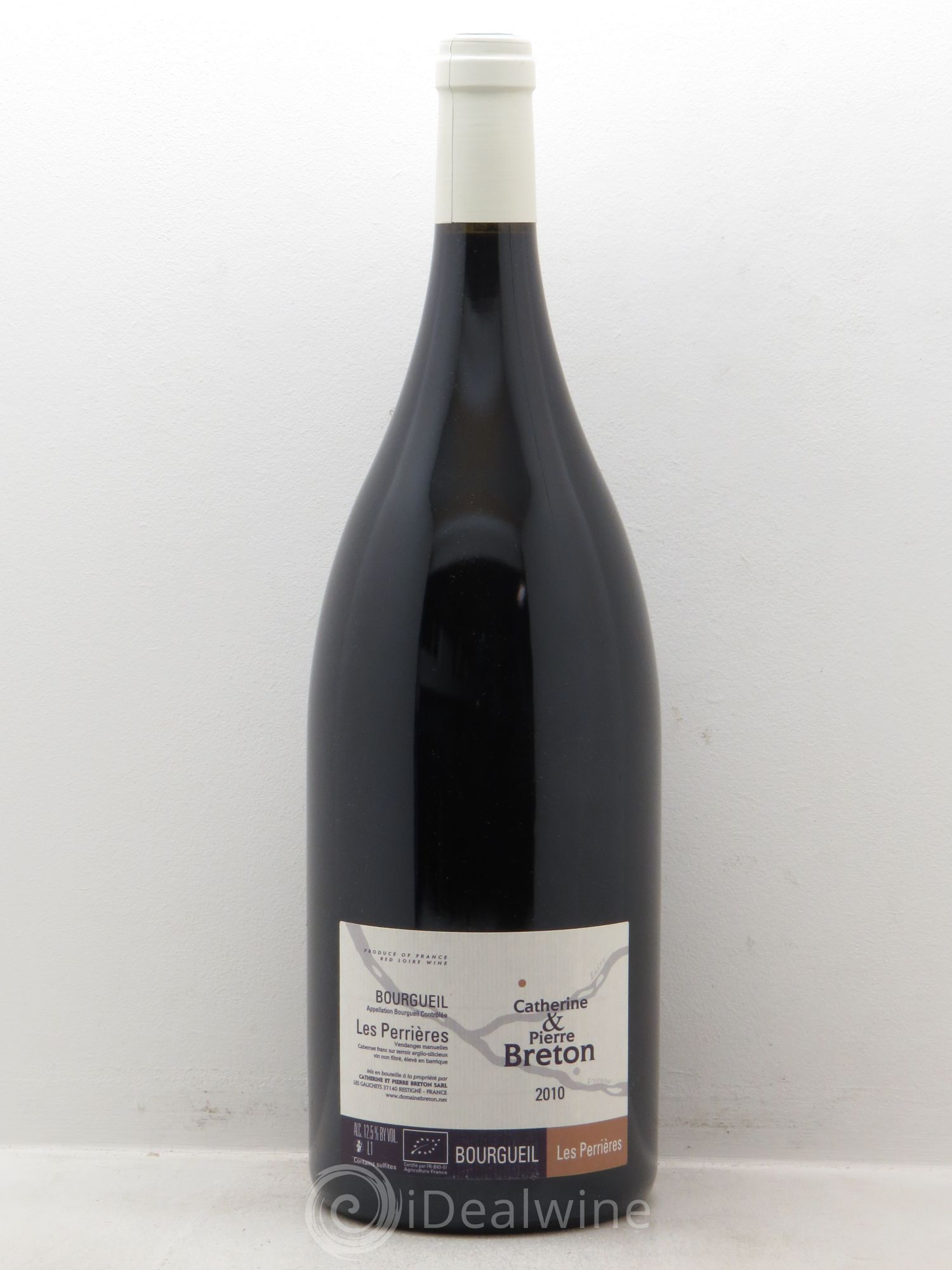 Bourgueil Les Perrières Catherine et Pierre Breton 2010 - Lot de 1 magnum - 0