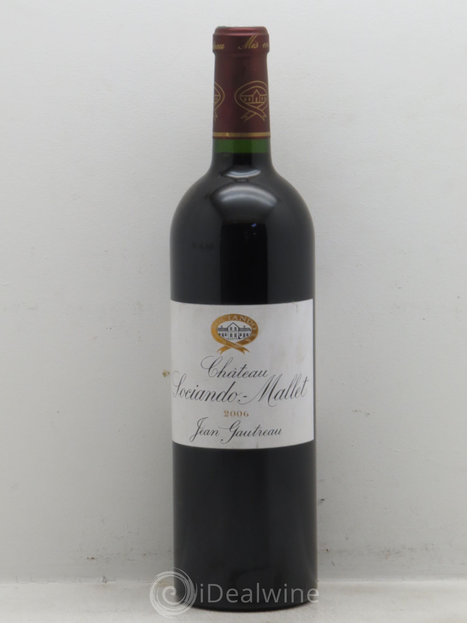 Château Sociando Mallet 2006 - Lot de 1 bouteille - 0