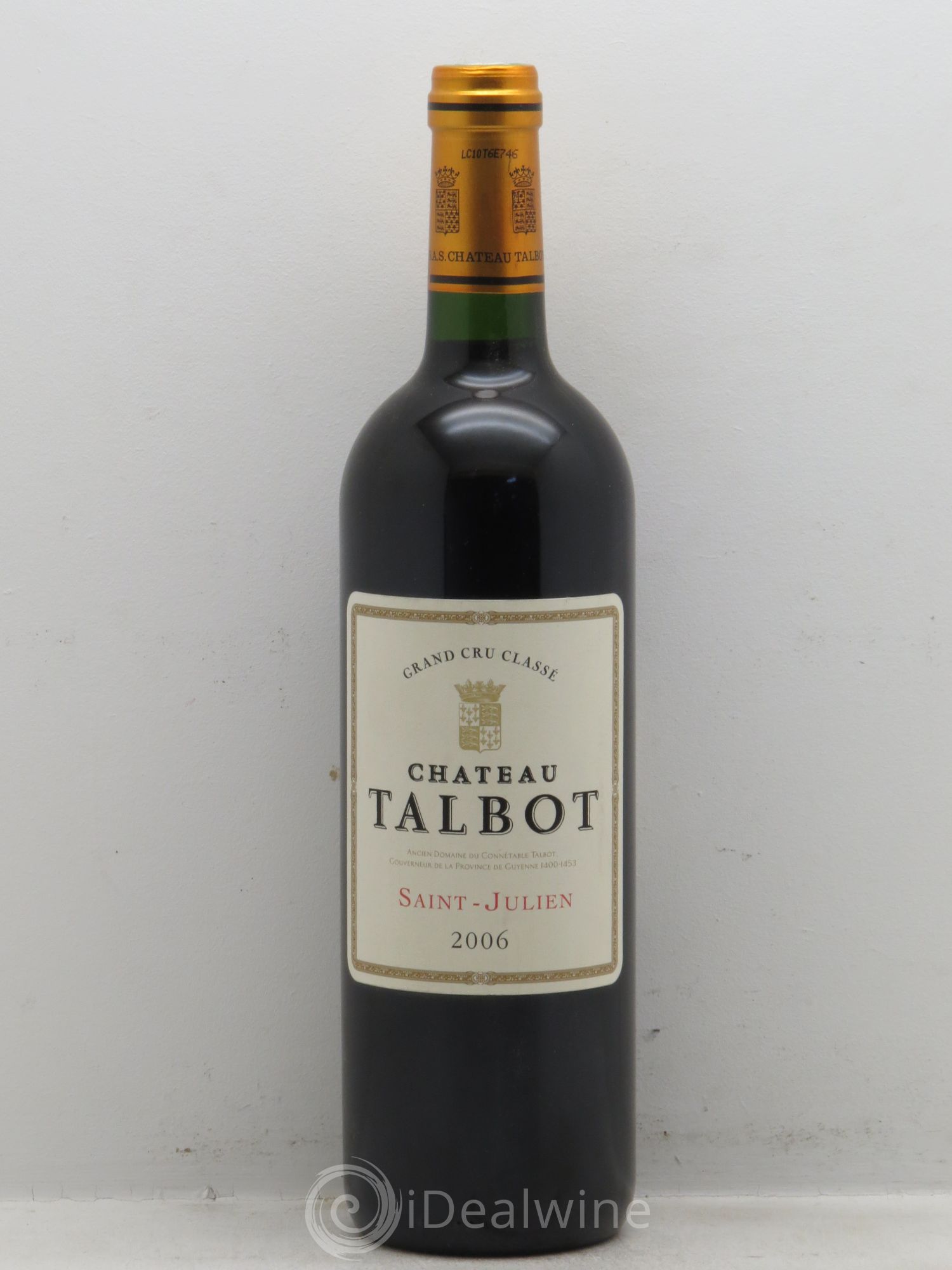 Château Talbot 4ème Grand Cru Classé 2006 - Lot de 1 bouteille - 0