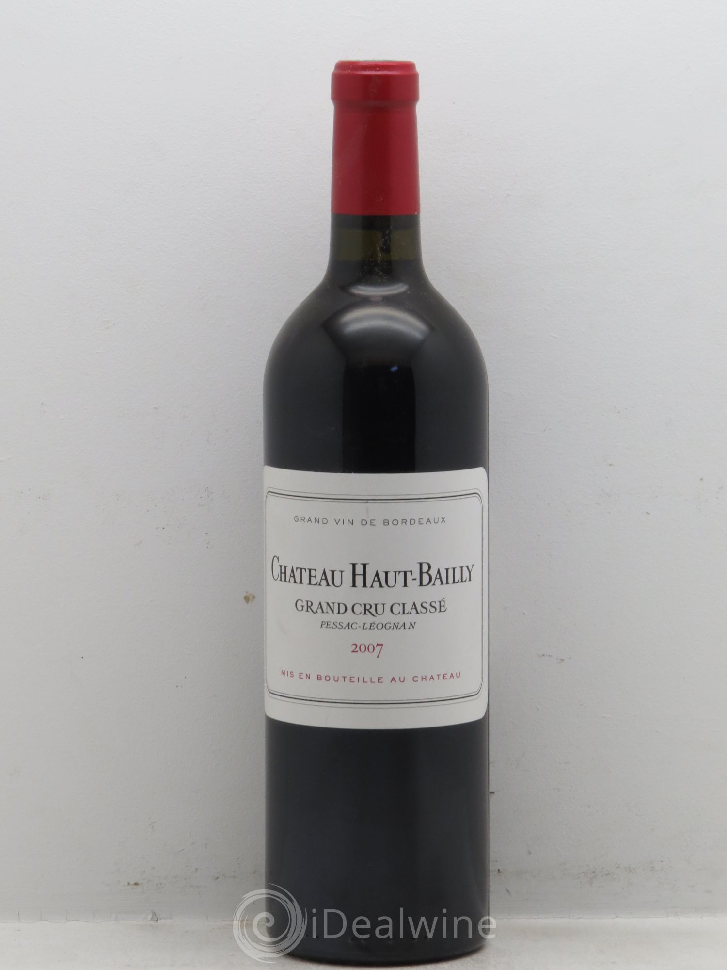 Château Haut-Bailly Cru Classé de Graves 2007 - Lot de 1 bouteille - 0