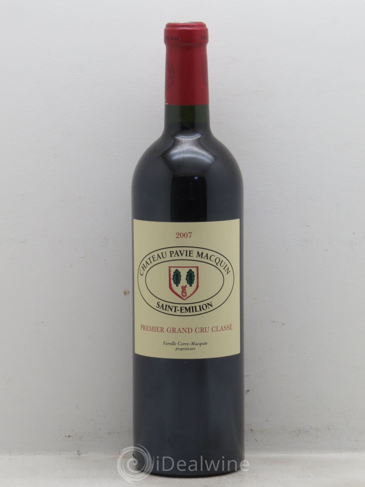 Château Pavie Macquin 1er Grand Cru Classé B 2007 - Lot de 1 bouteille - 0