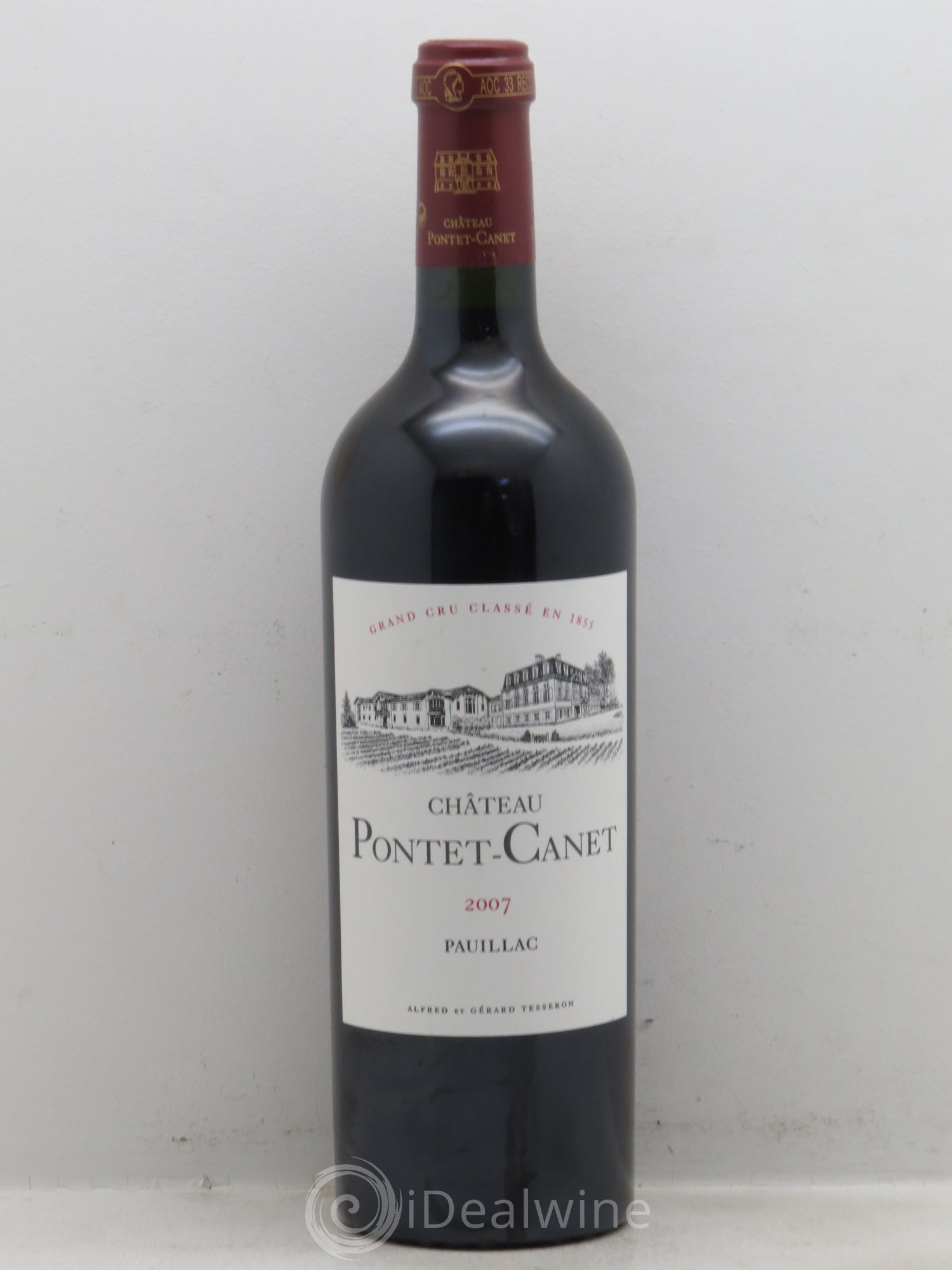 Château Pontet Canet 5ème Grand Cru Classé 2007 - Lot de 1 bouteille - 0