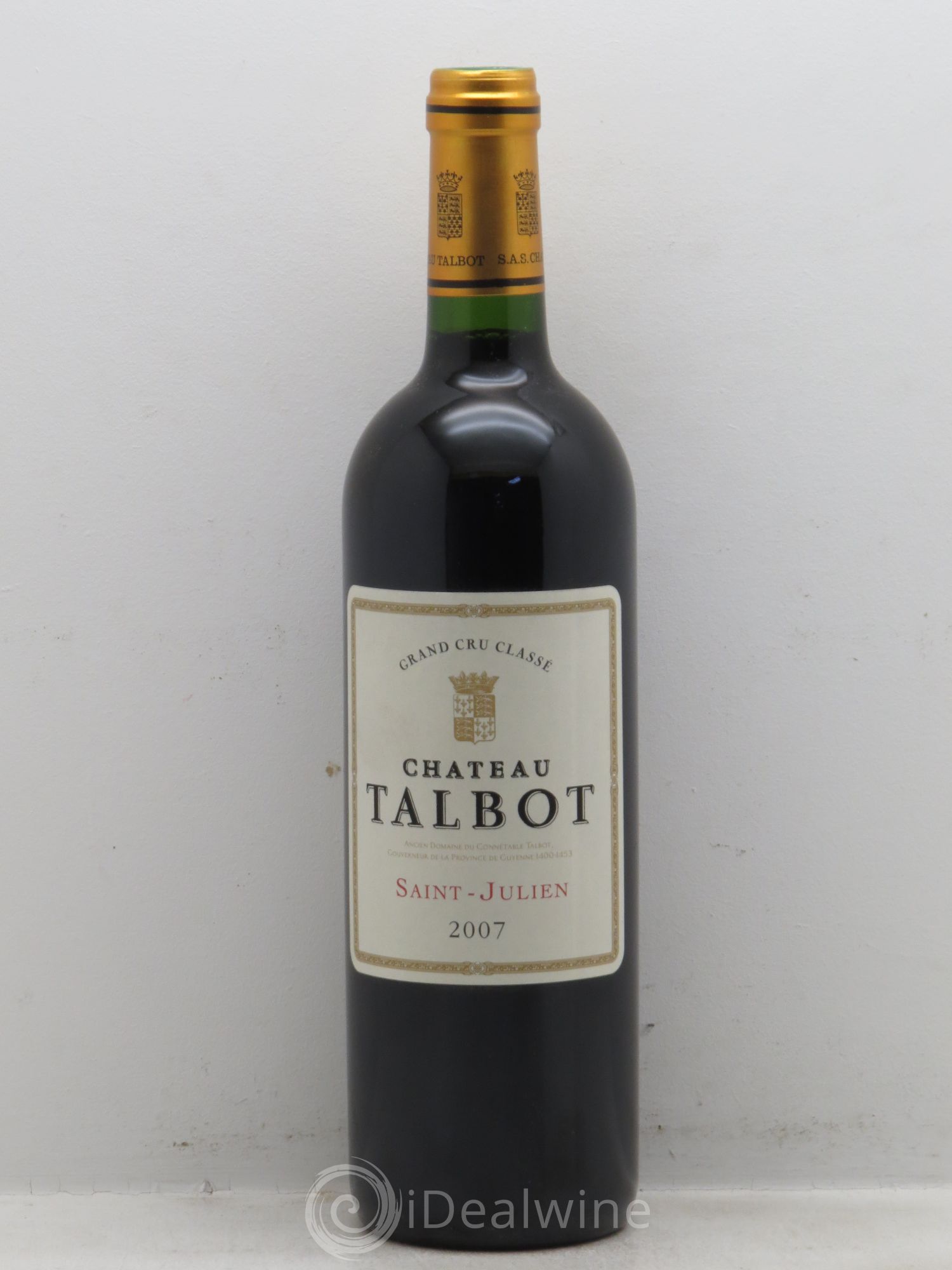Château Talbot 4ème Grand Cru Classé 2007 - Lot de 1 bouteille - 0