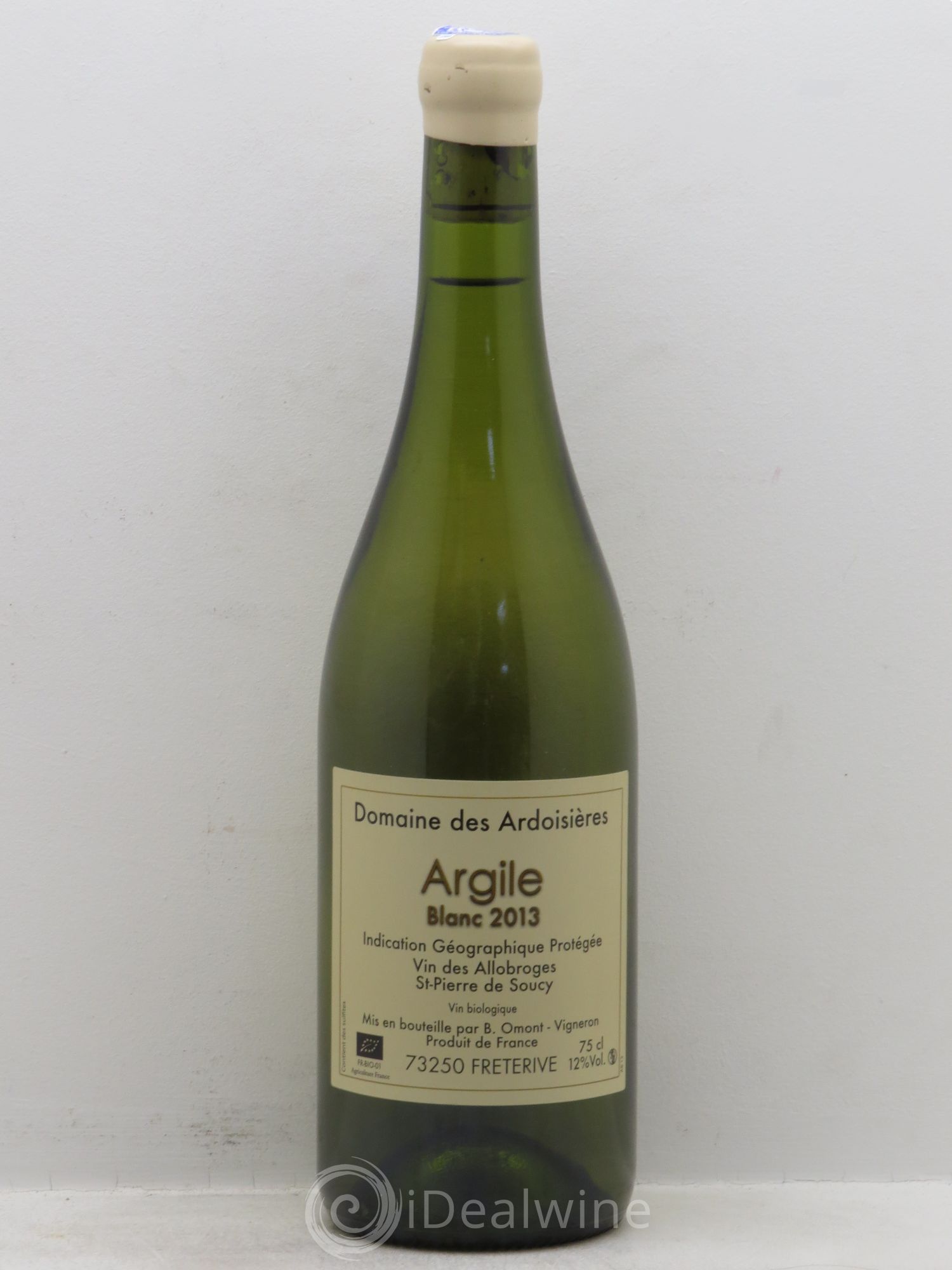 Vin des Allobroges Saint-Pierre-de-Soucy Argile Ardoisières (Domaine des) 2013 - Lot de 1 bouteille - 0