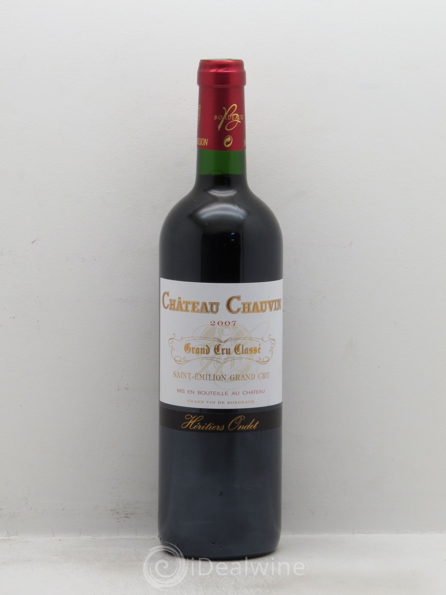 Château Chauvin Grand Cru Classé 2007 - Lot de 1 bouteille - 0