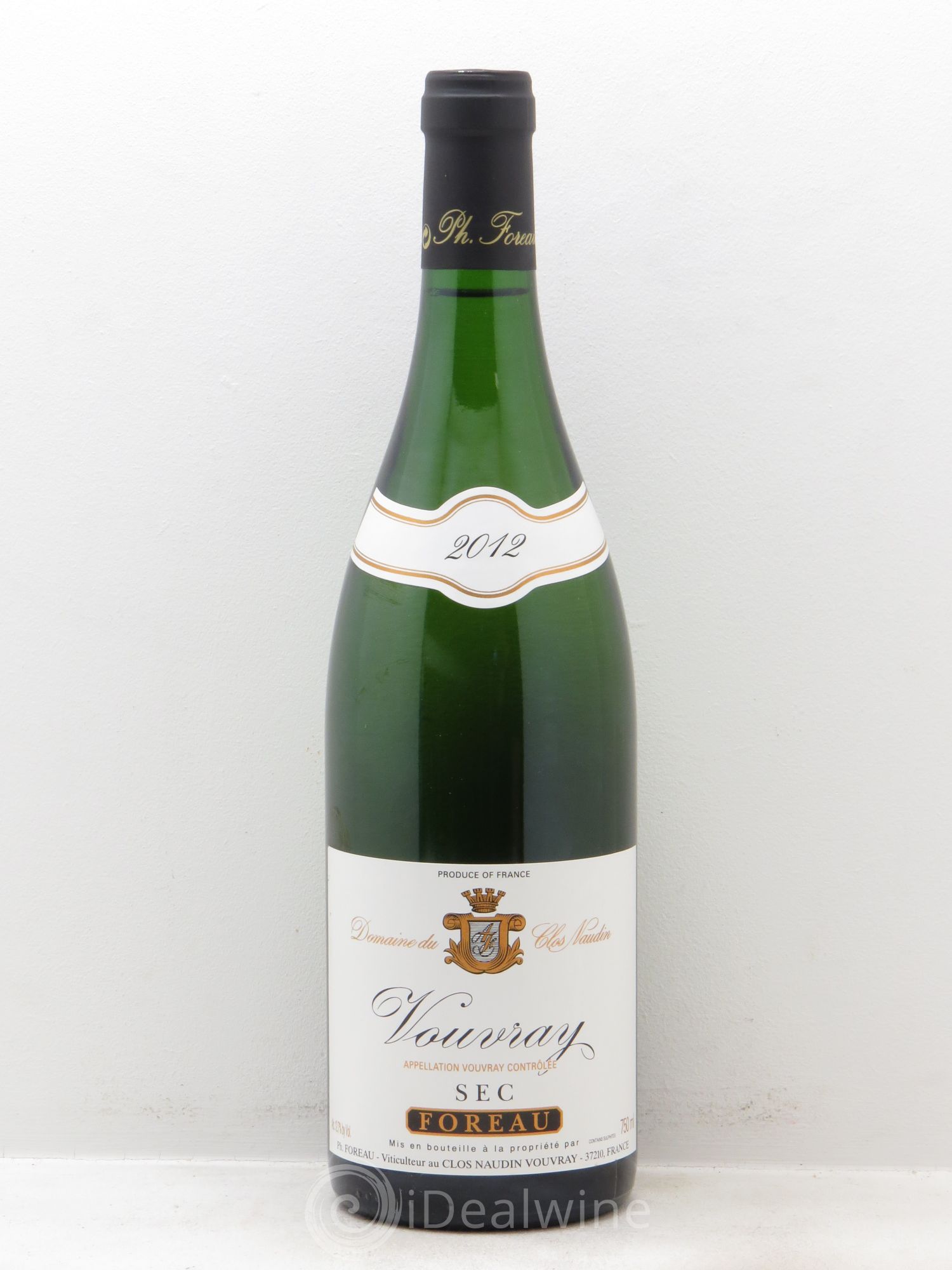 Vouvray Sec Clos Naudin - Philippe Foreau 2012 - Lot de 1 bouteille - 0