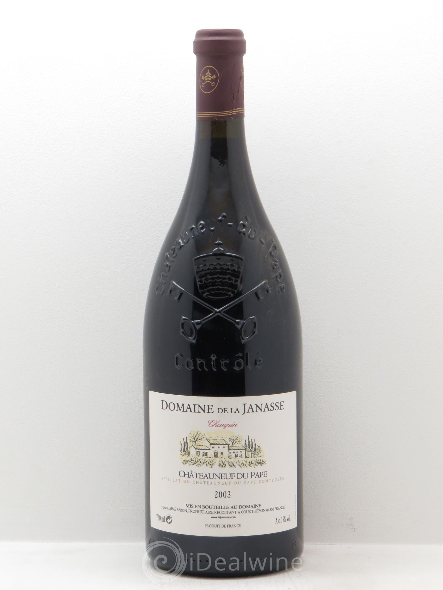 Châteauneuf-du-Pape Cuvée Chaupin La Janasse (Domaine de) 2003 - Posten von 1 Magnum - 0