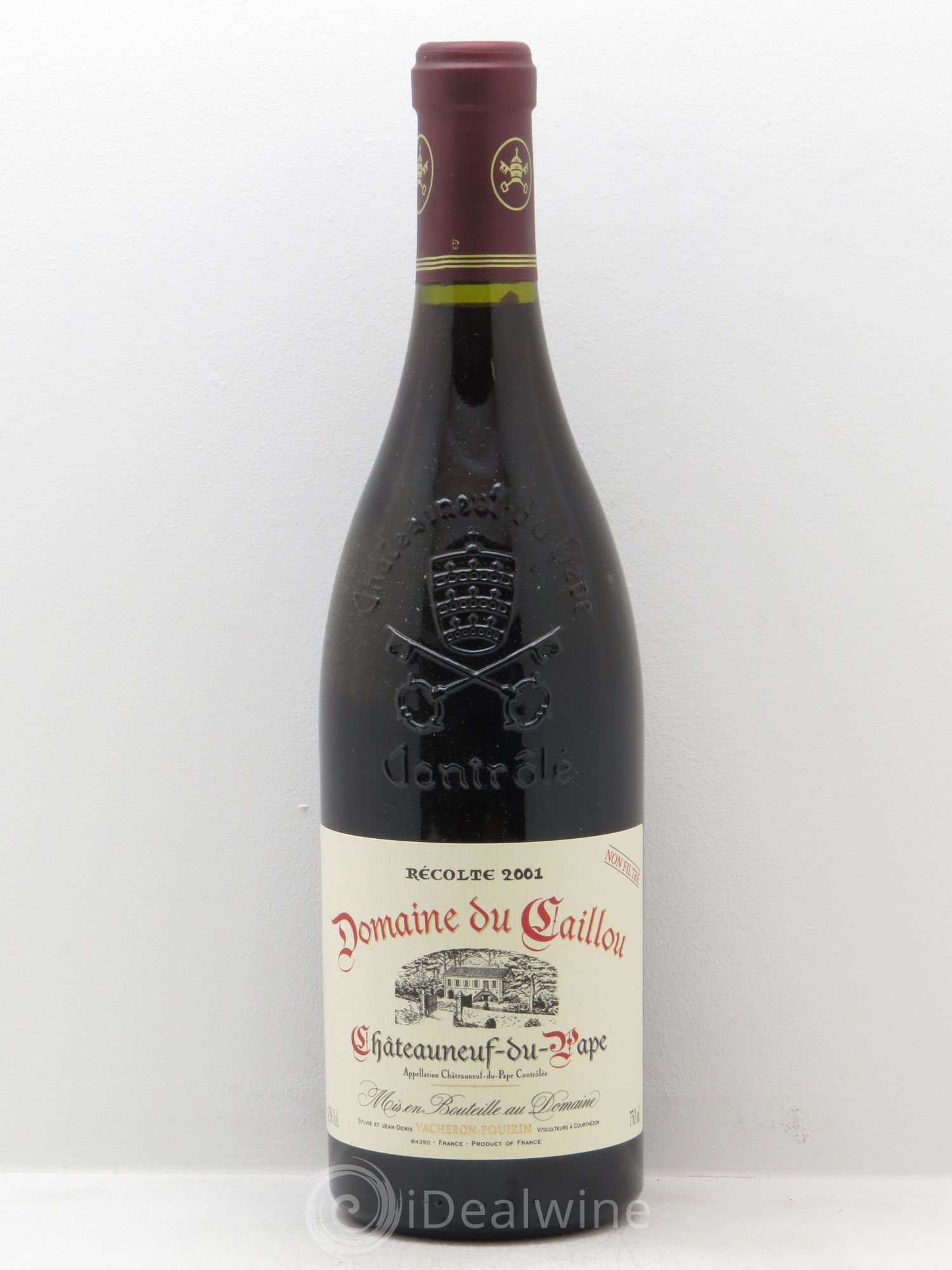 Châteauneuf-du-Pape Domaine du Caillou 2001 - Posten von 1 Flasche - 0