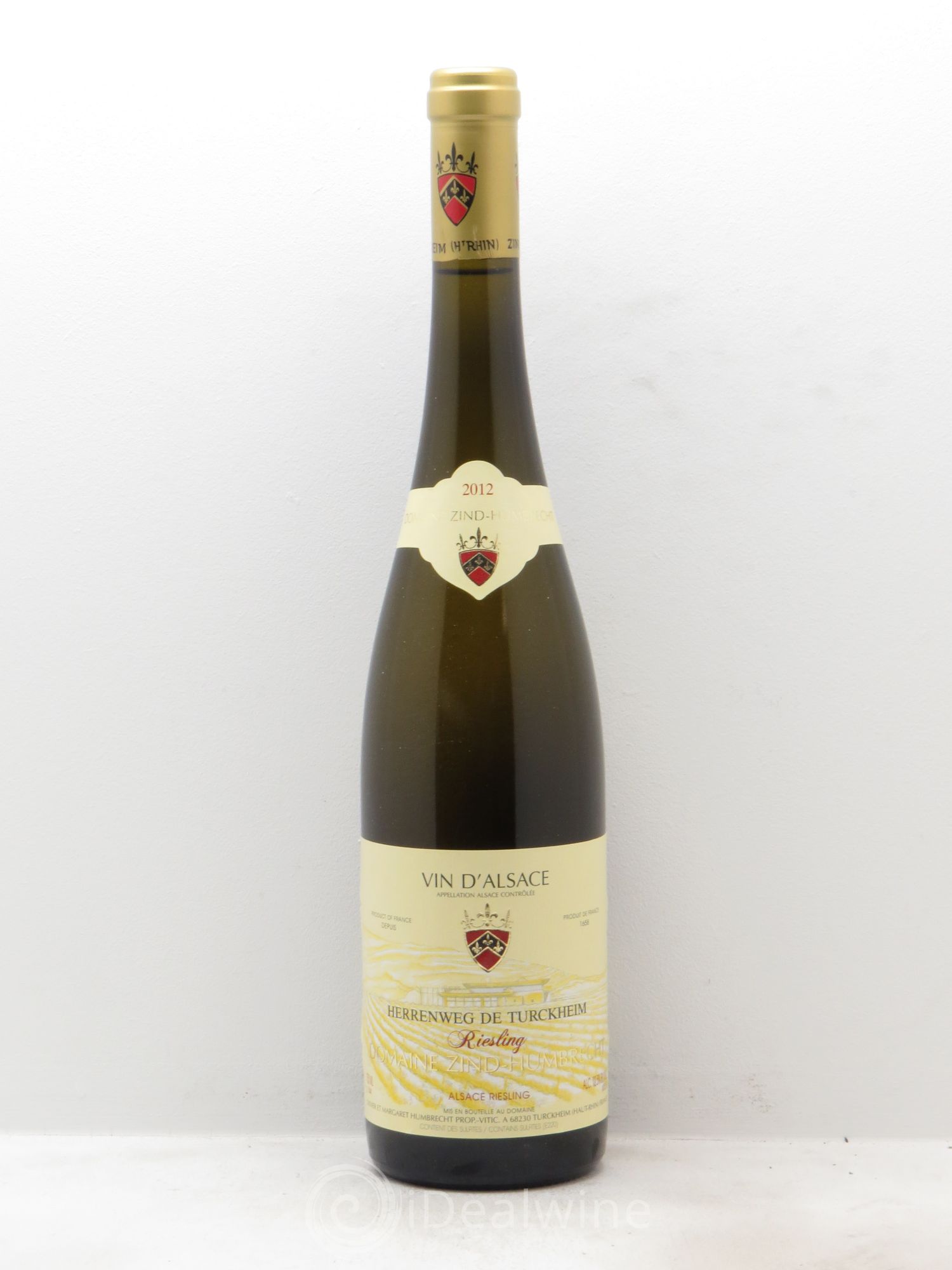 Alsace Riesling Herrenweg de Turckheim Zind-Humbrecht (Domaine) 2012 - Lot de 1 bouteille - 0