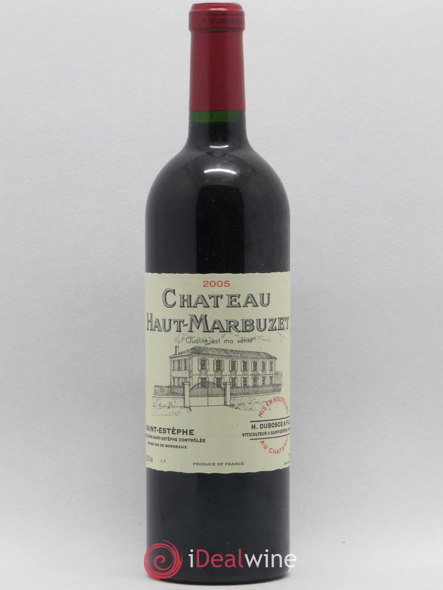 Château de Marbuzet Cru Bourgeois 2005 - Lot de 1 bouteille - 0
