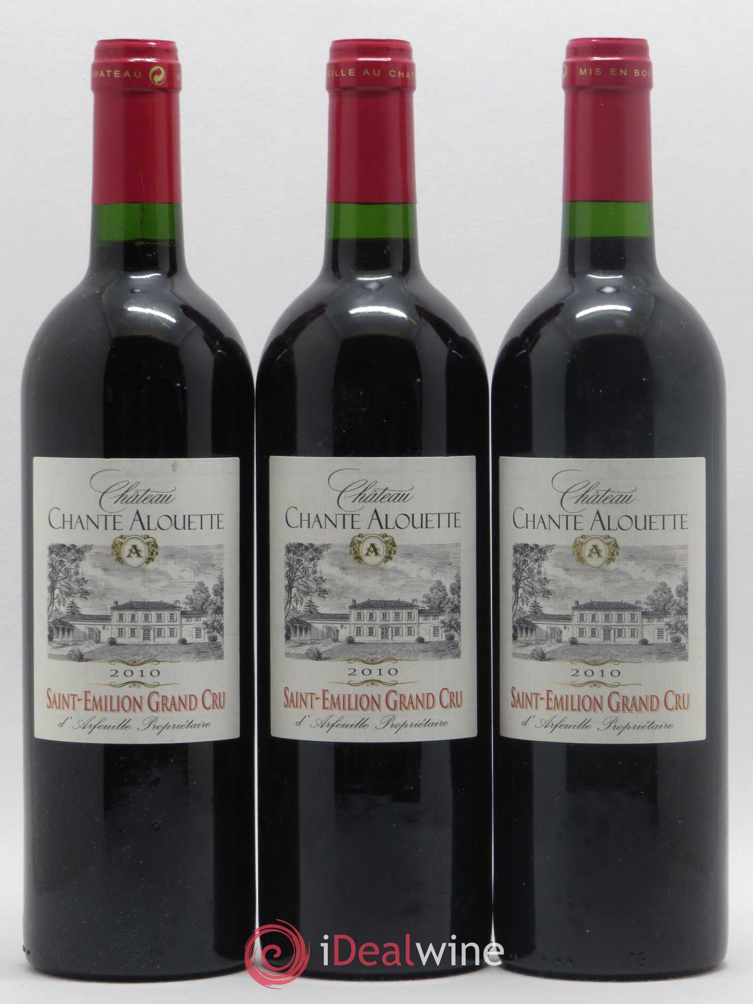 Saint-Émilion Grand Cru Château Chante Alouette 2010 - Lot de 6 bouteilles - 1