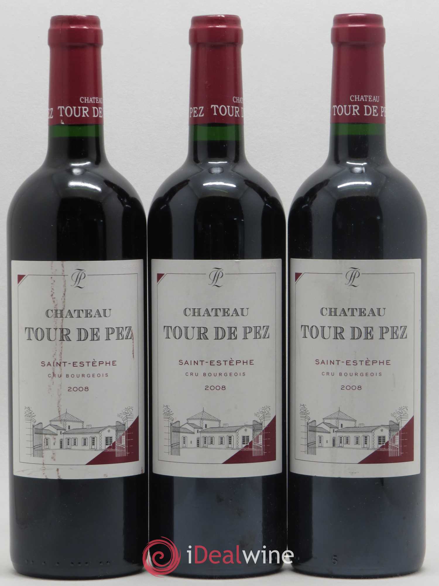 Château Tour de Pez Cru Bourgeois 2008 - Lot de 6 bouteilles - 1