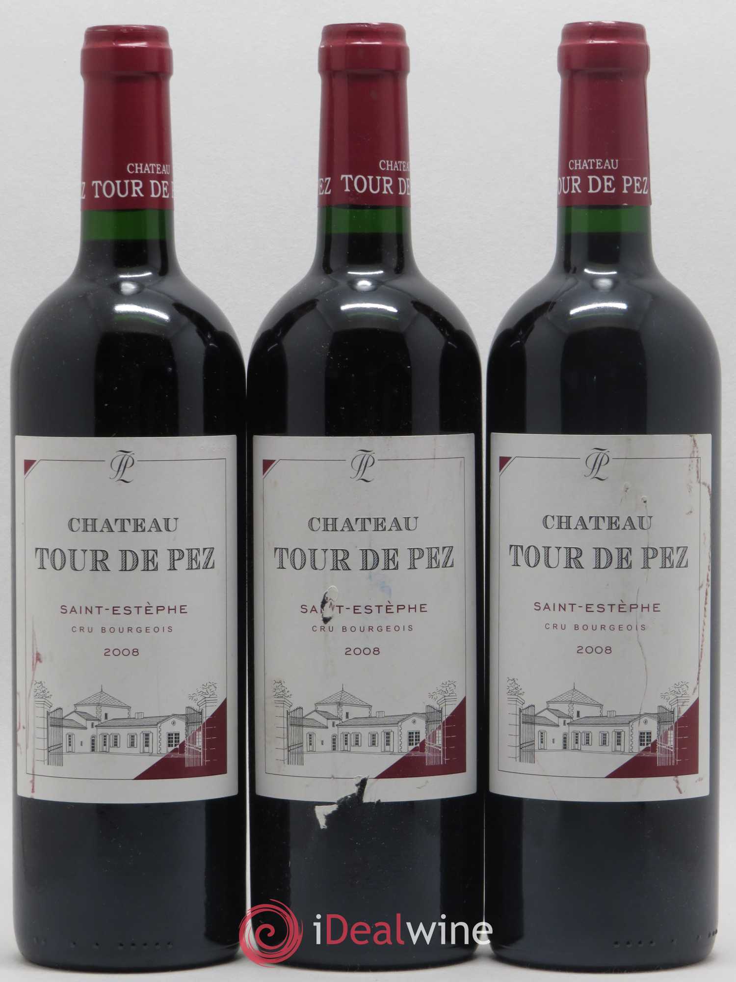 Château Tour de Pez Cru Bourgeois 2008 - Lot de 6 bouteilles - 2