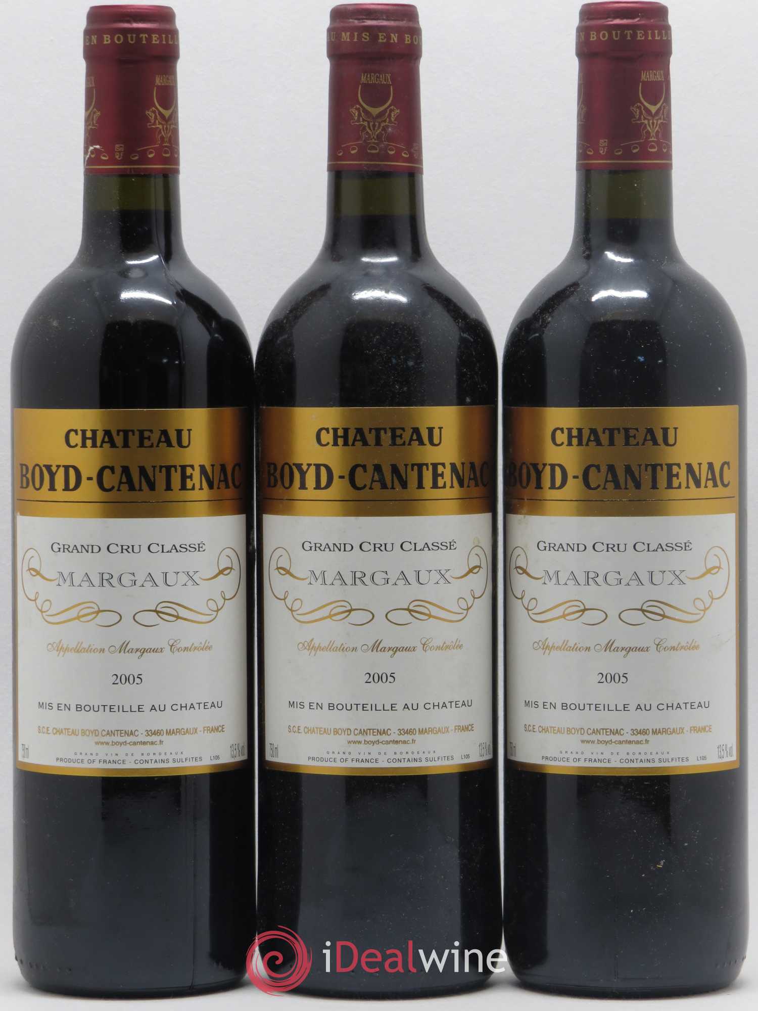Château Boyd Cantenac 3ème Grand Cru Classé 2005 - Lot de 6 bouteilles - 1