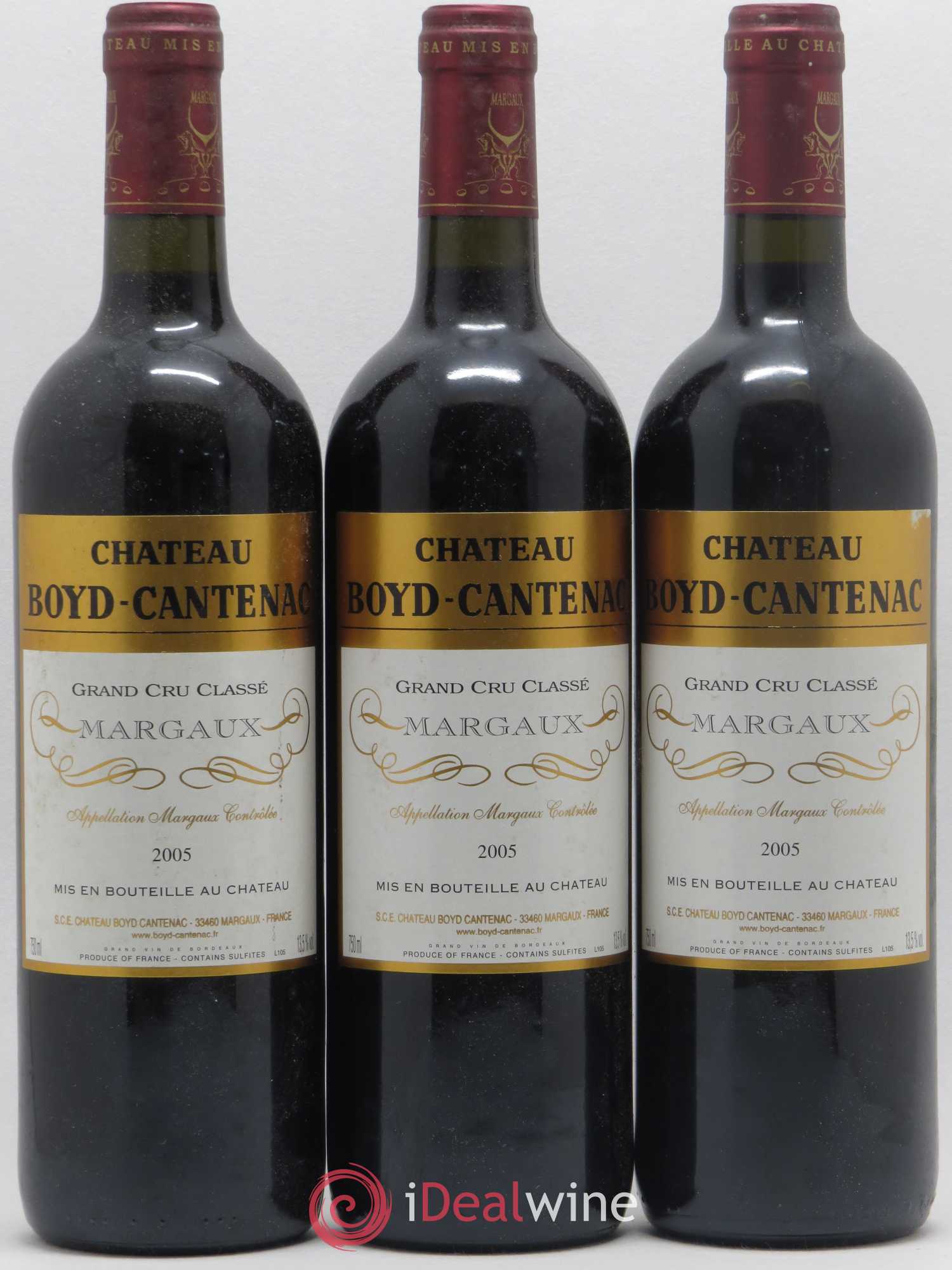 Château Boyd Cantenac 3ème Grand Cru Classé 2005 - Lot de 6 bouteilles - 2