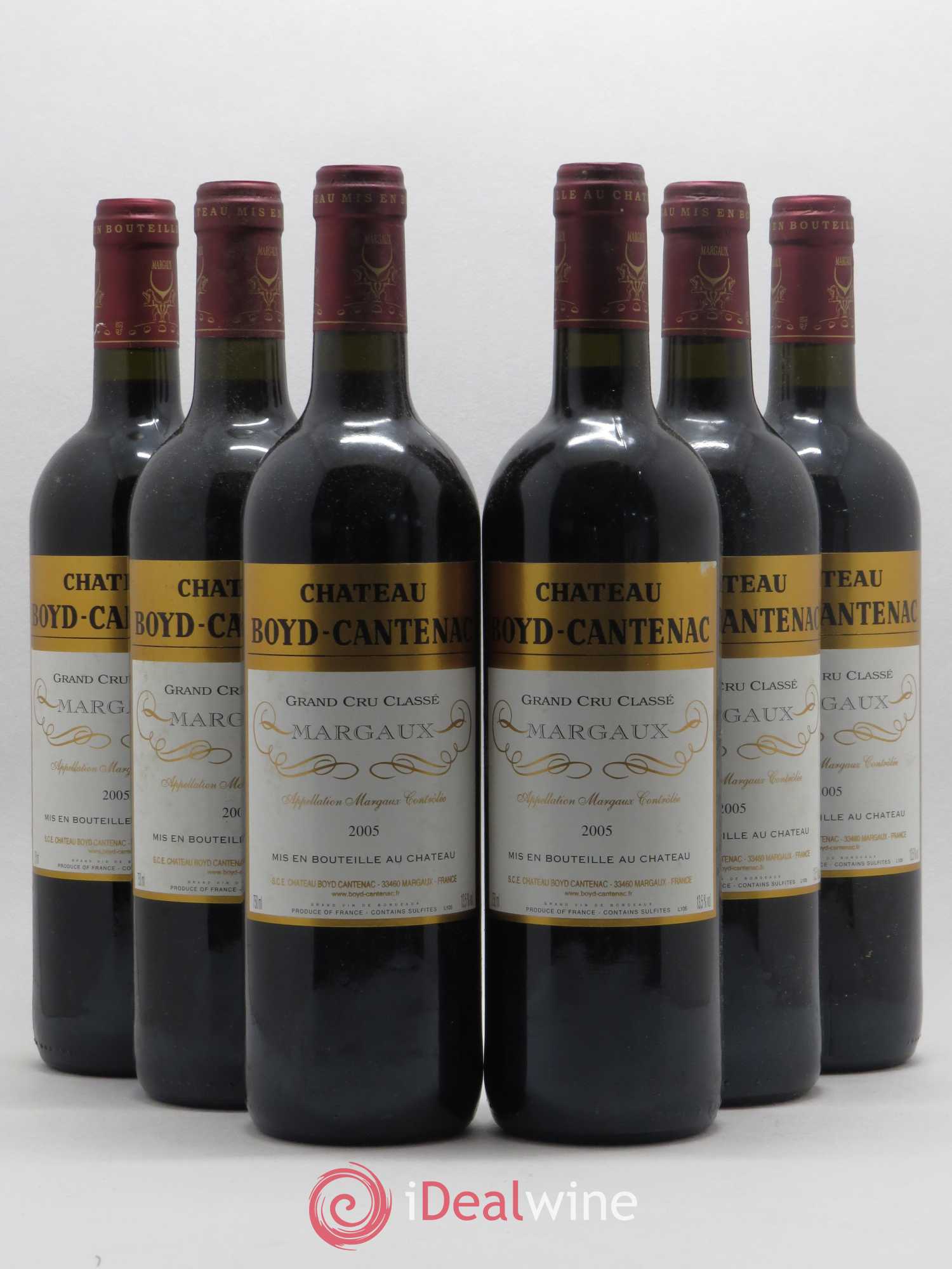 Château Boyd Cantenac 3ème Grand Cru Classé 2005 - Lot de 6 bouteilles - 0