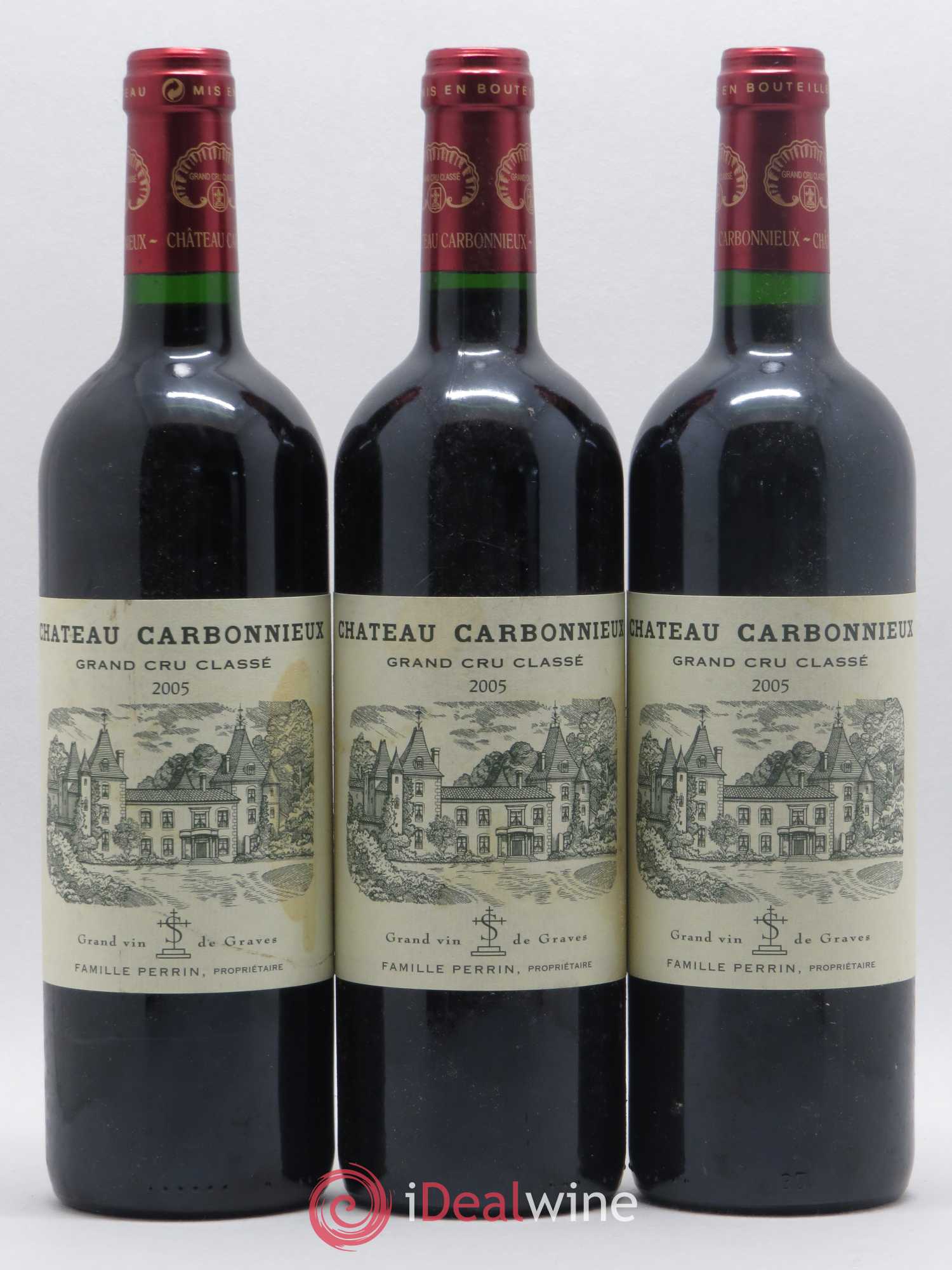 Château Carbonnieux Cru Classé de Graves 2005 - Lot de 6 bouteilles - 1
