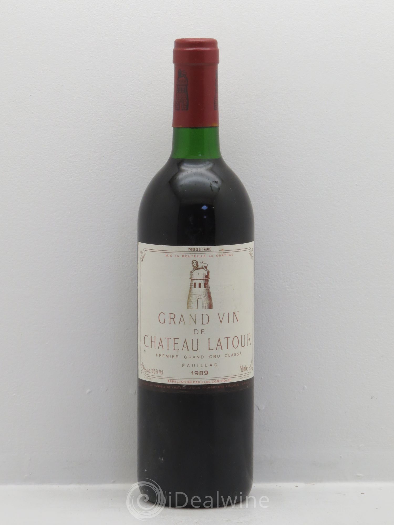 Château Latour 1er Grand Cru Classé 1989 - Lot de 1 bouteille - 0