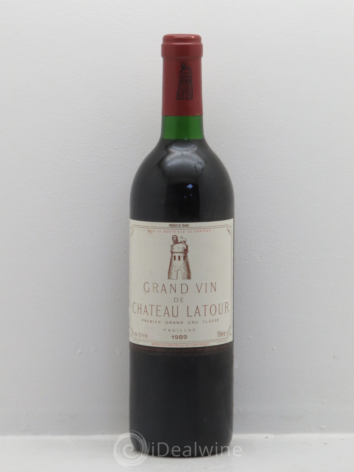 Château Latour 1er Grand Cru Classé 1989 - Lot de 1 bouteille - 0