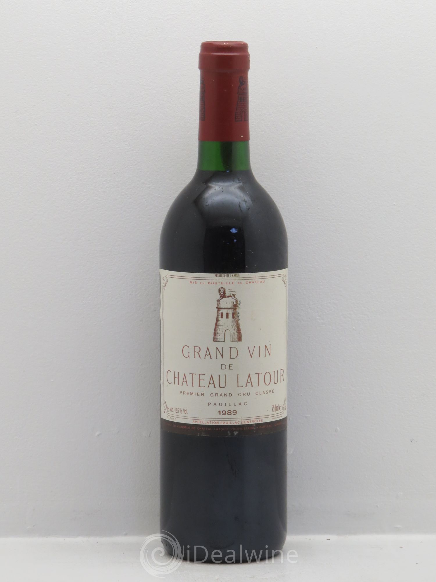 Château Latour 1er Grand Cru Classé 1989 - Lot de 1 bouteille - 0