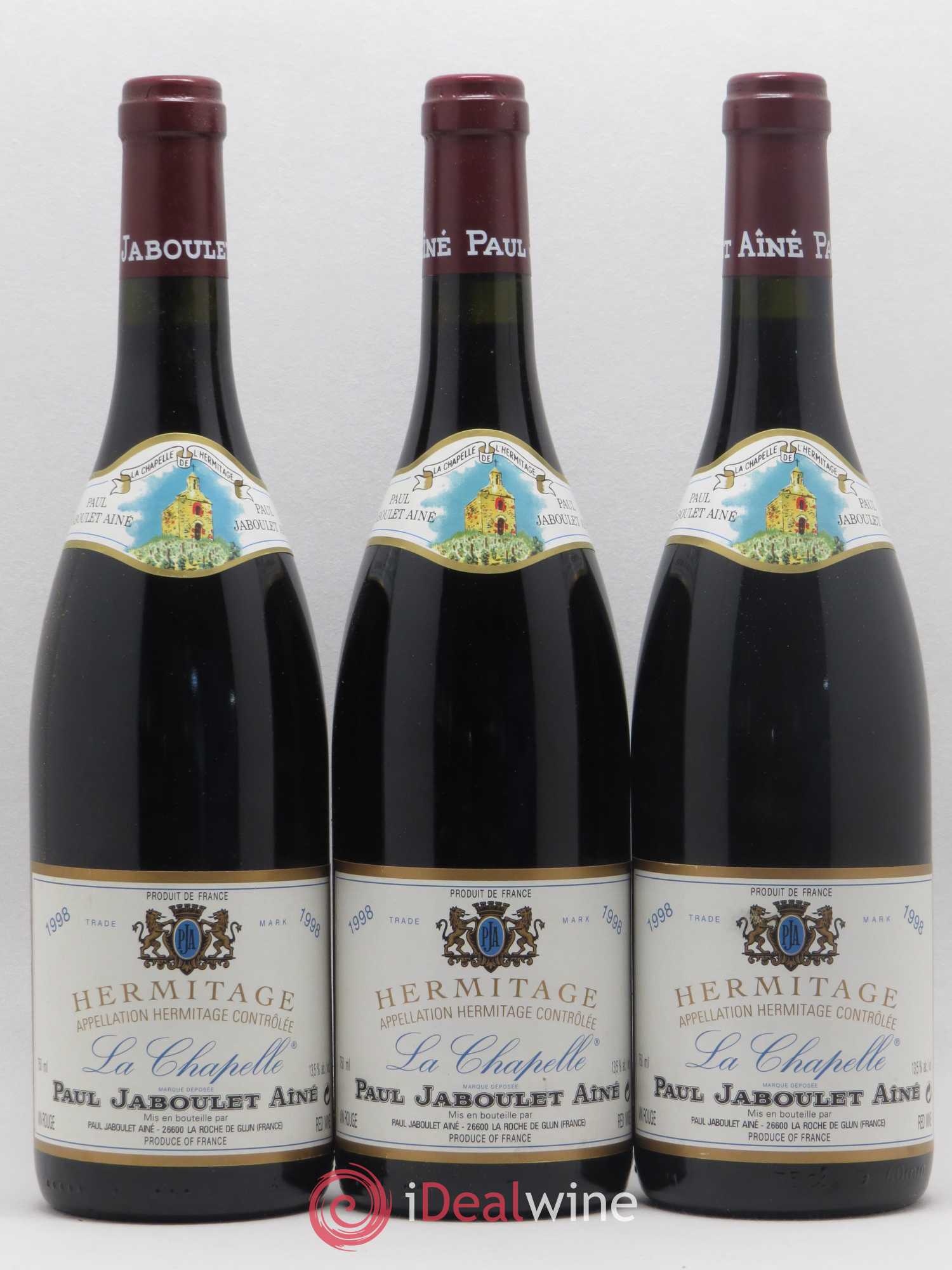 Hermitage La Chapelle Paul Jaboulet Ainé 1998 - Lot de 6 bouteilles - 2