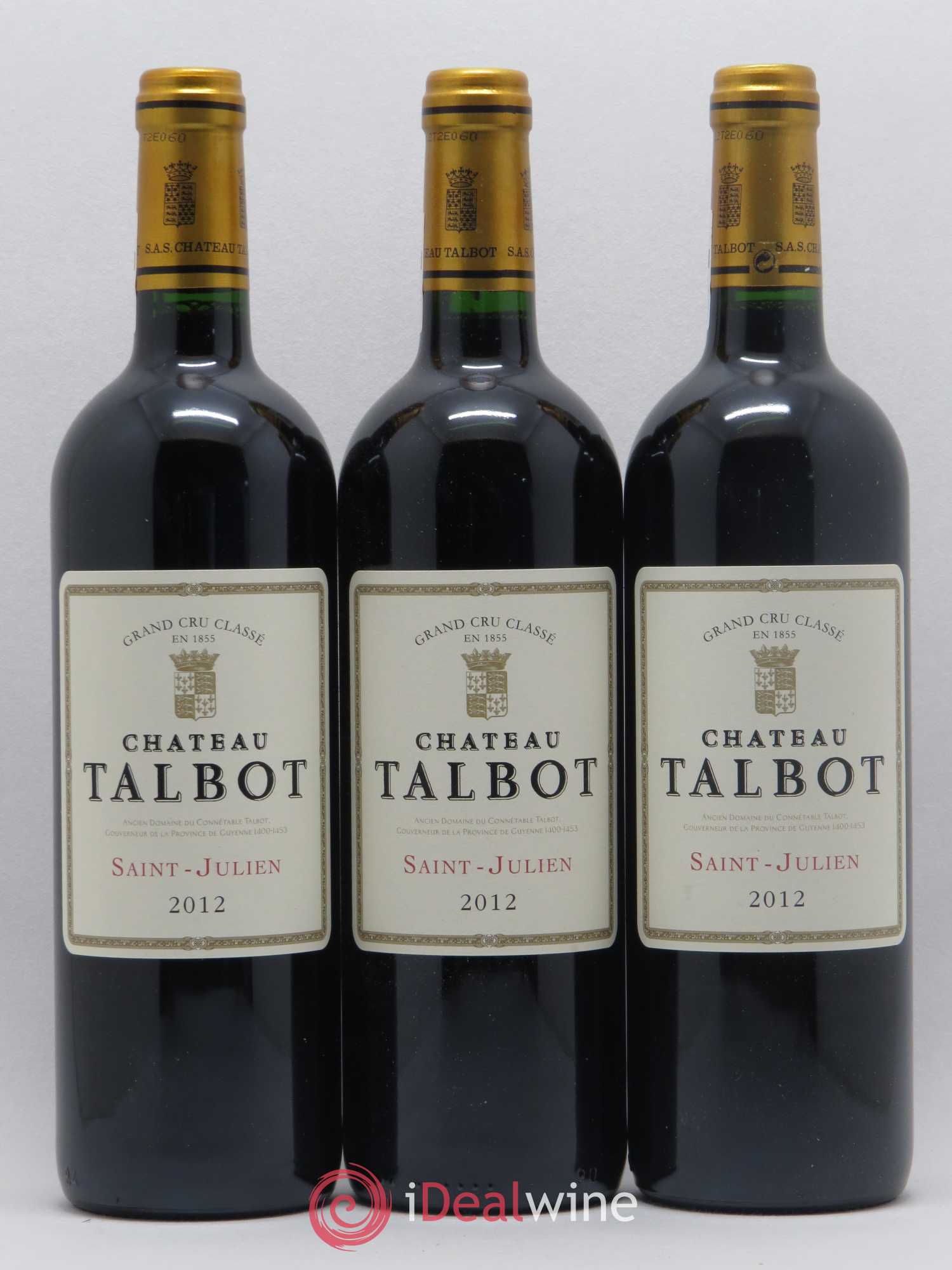 Château Talbot 4ème Grand Cru Classé 2012 - Lot de 6 bouteilles - 2