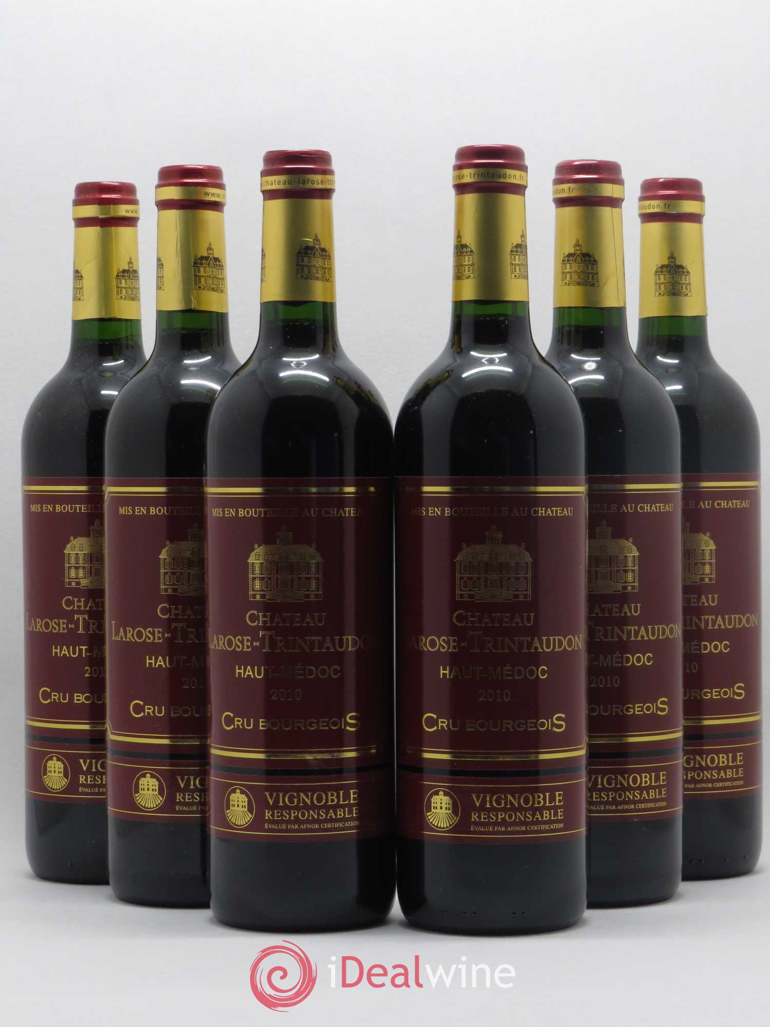 Château Larose Trintaudon Cru Bourgeois 2010 - Lot de 6 bouteilles - 0