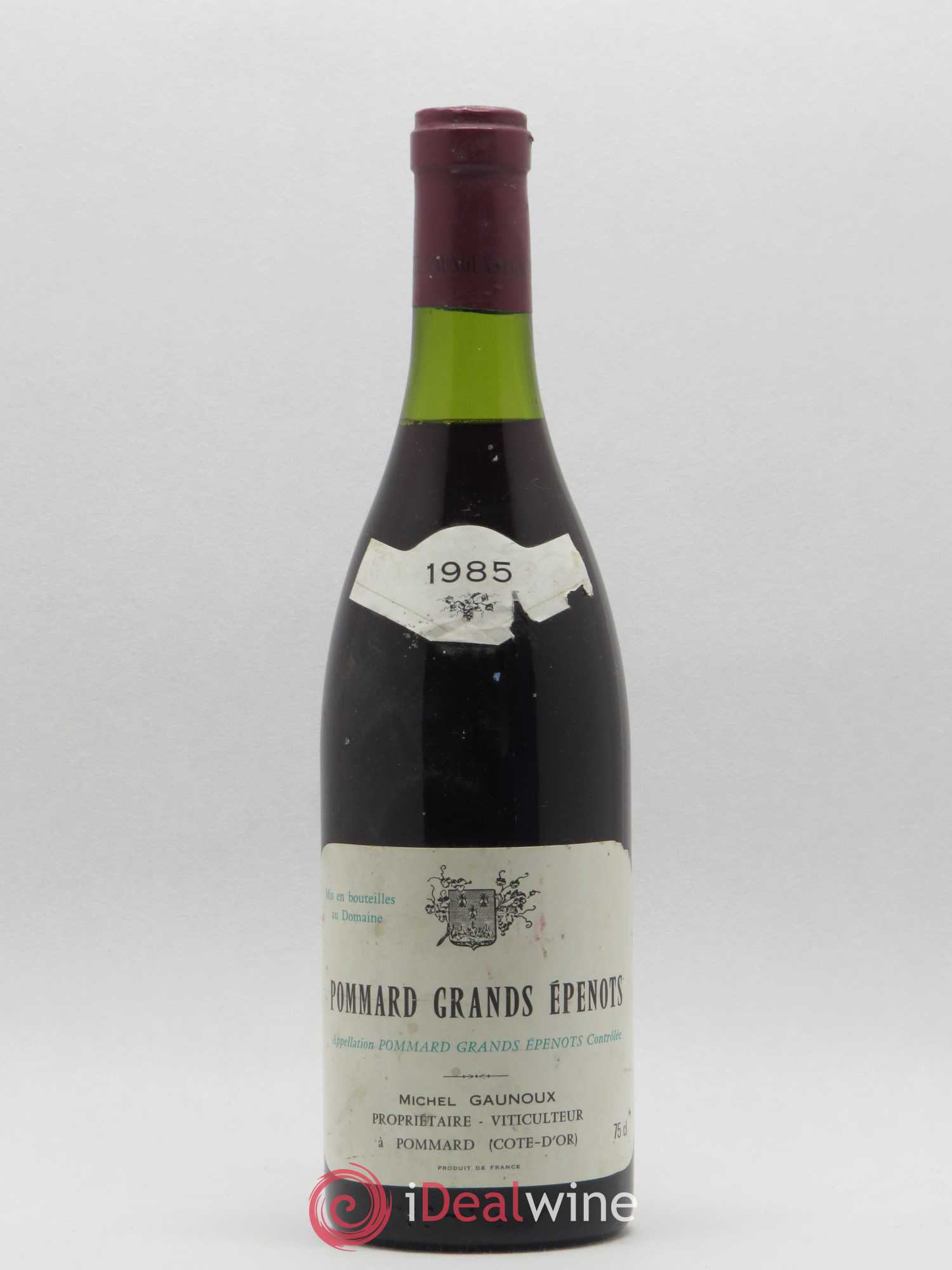 Pommard 1er Cru Grands Epenots Michel Gaunoux 1985 - Lot de 1 bouteille - 0