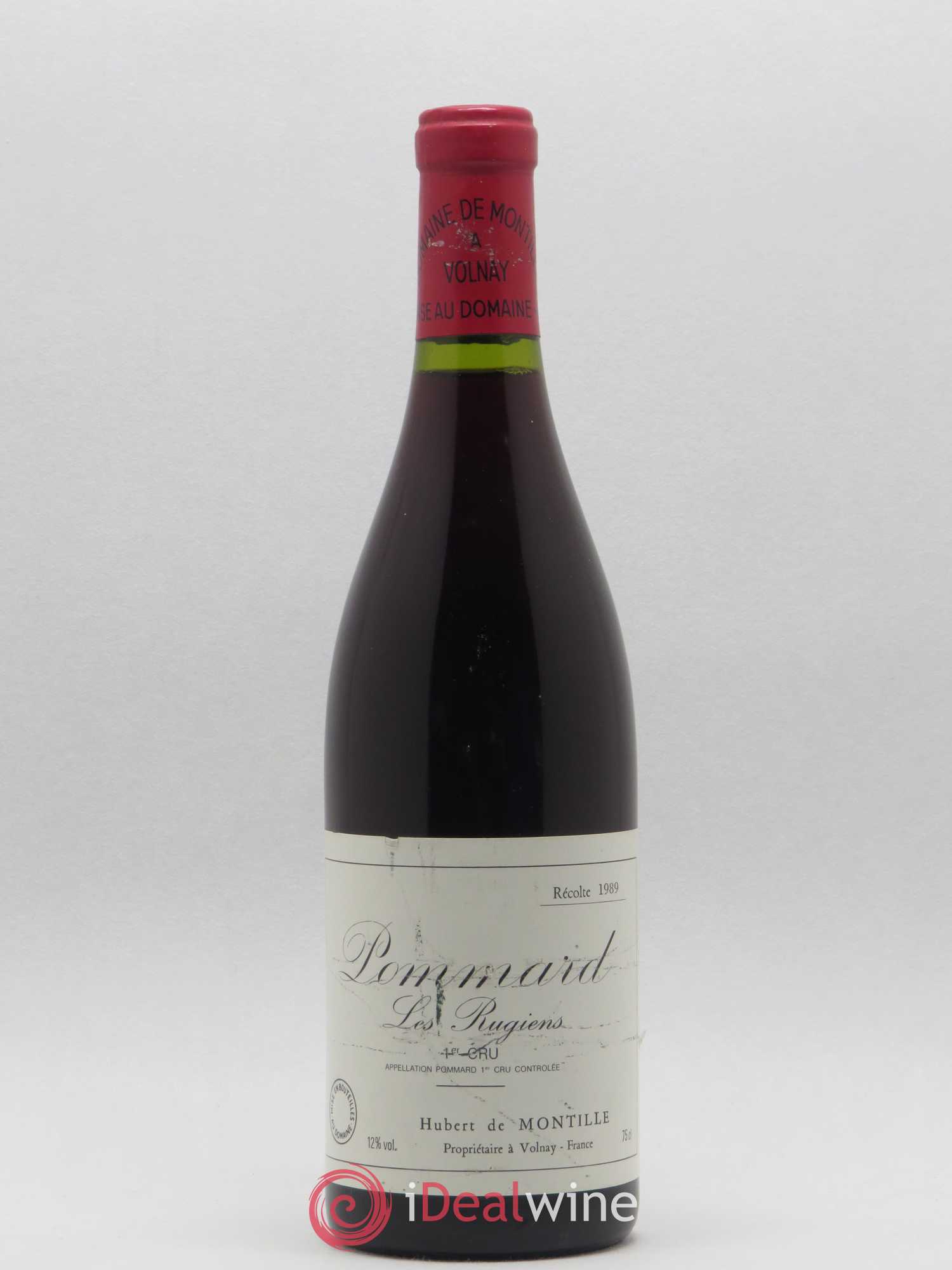 Pommard 1er Cru Les Rugiens-bas De Montille (Domaine) 1989 - Lot de 1 bouteille - 0