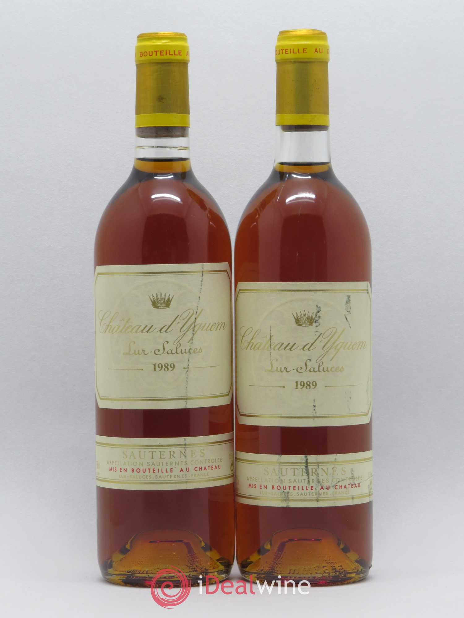 Château d' Yquem 1er Cru Classé Supérieur 1989 - Lotto di 2 bottiglie - 0