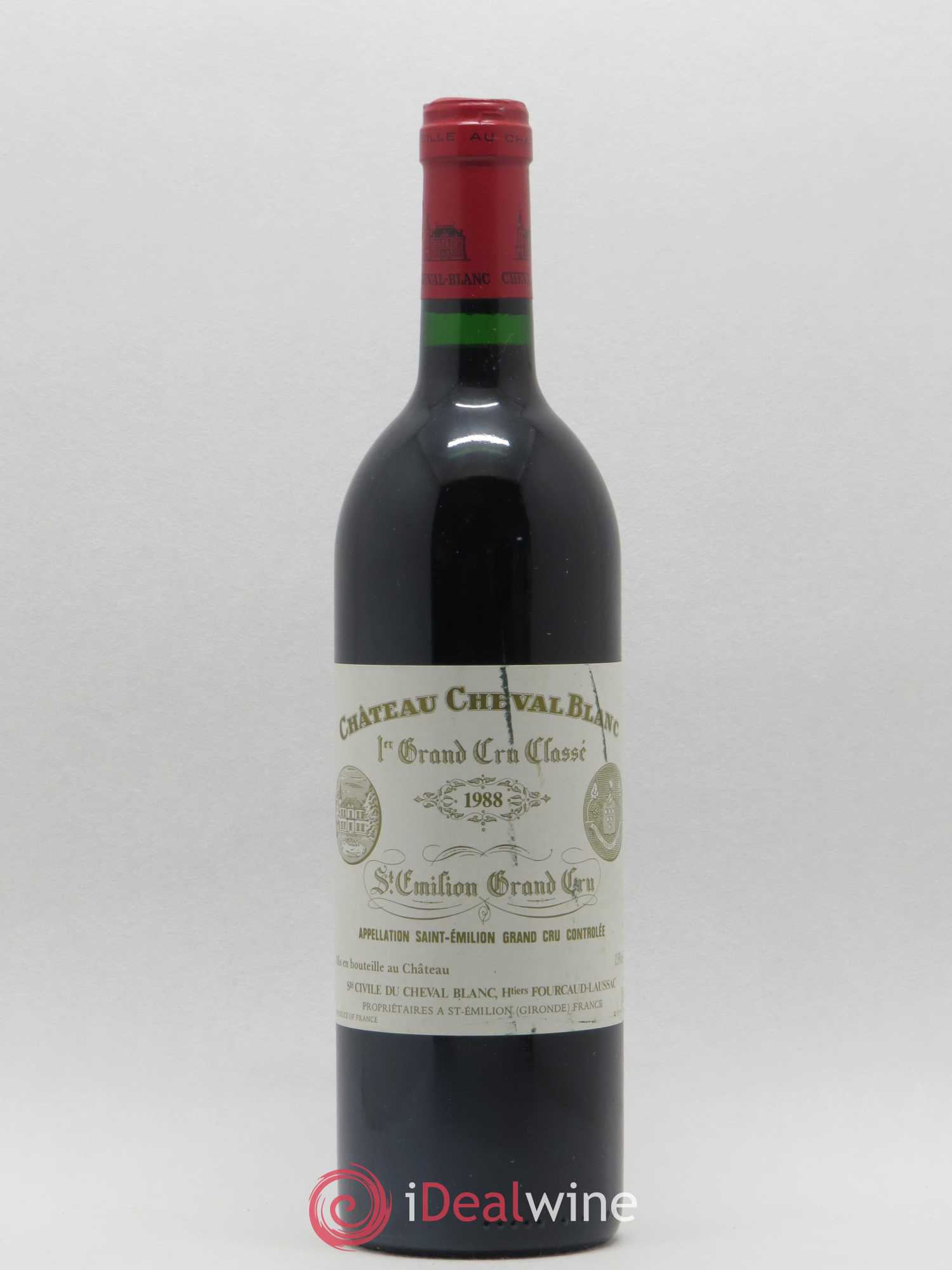 Château Cheval Blanc 1er Grand Cru Classé A 1988 - Lot de 1 bouteille - 0