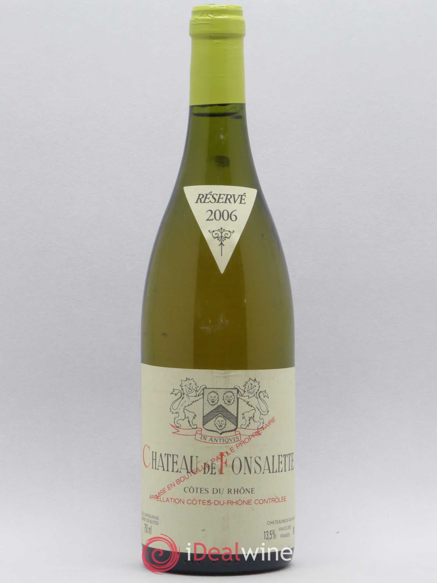 Côtes-du-Rhône Château de Fonsalette Emmanuel Reynaud 2006 - Posten von 1 Flasche - 0