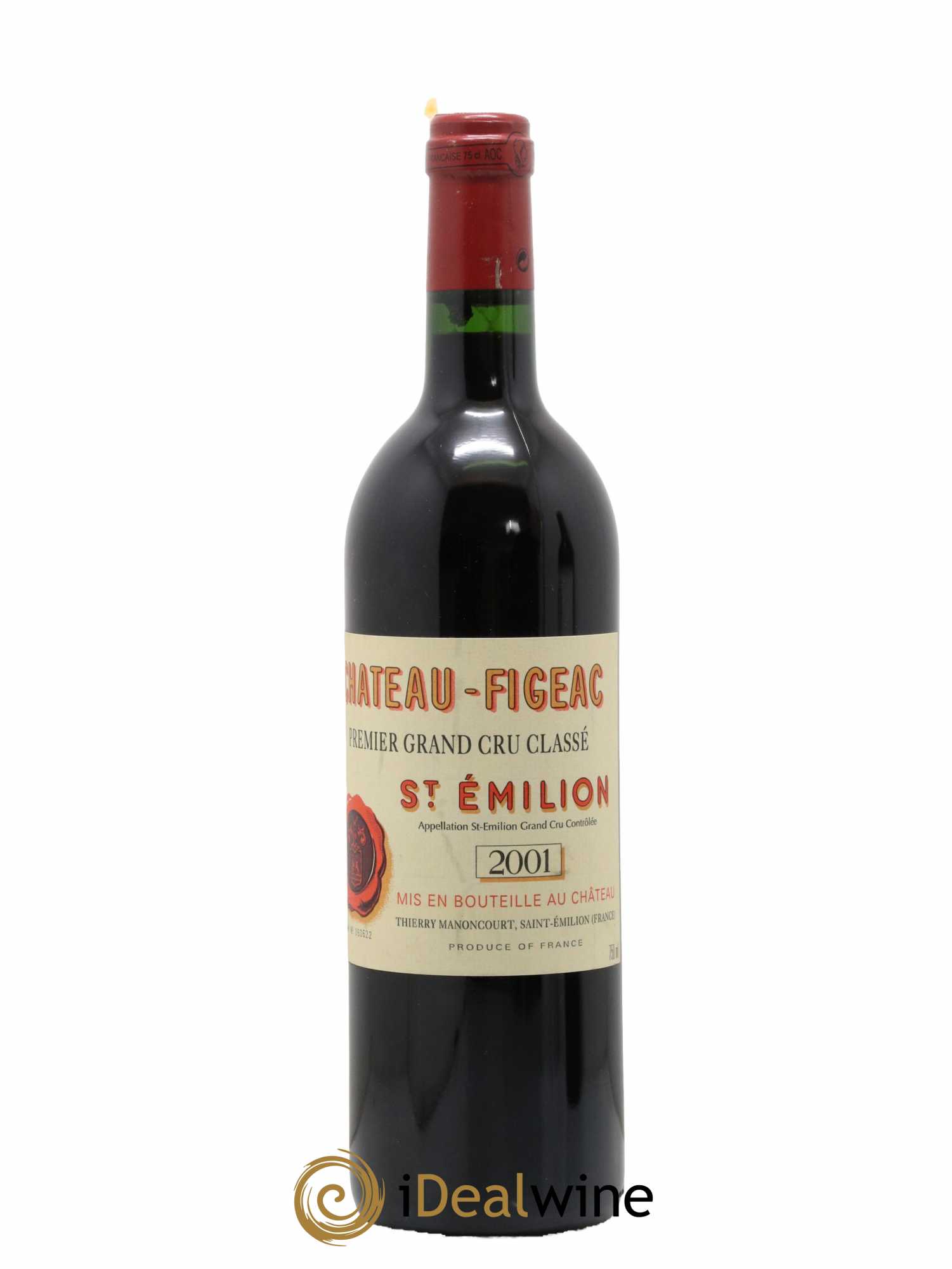 Château Figeac 1er Grand Cru Classé A 2001 - Lot de 1 bouteille - 0