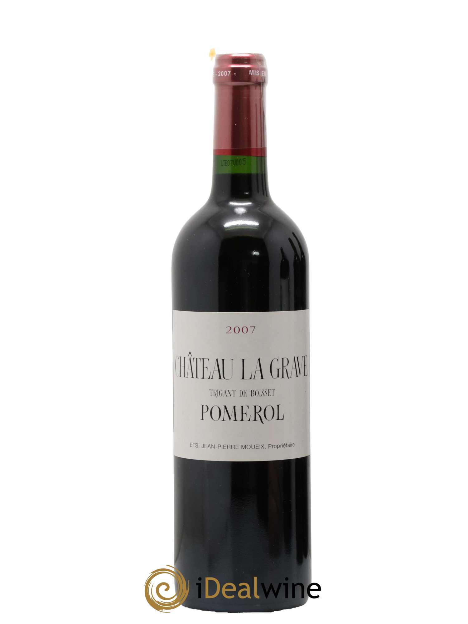 Château La Grave à Pomerol (Trigant de Boisset) 2007 - Lot de 1 bouteille - 0