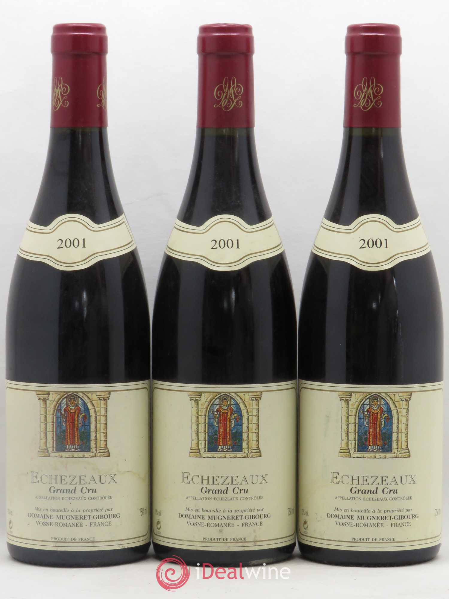 Echezeaux Grand Cru Mugneret-Gibourg (Domaine) 2001 - Lot de 3 bouteilles - 0