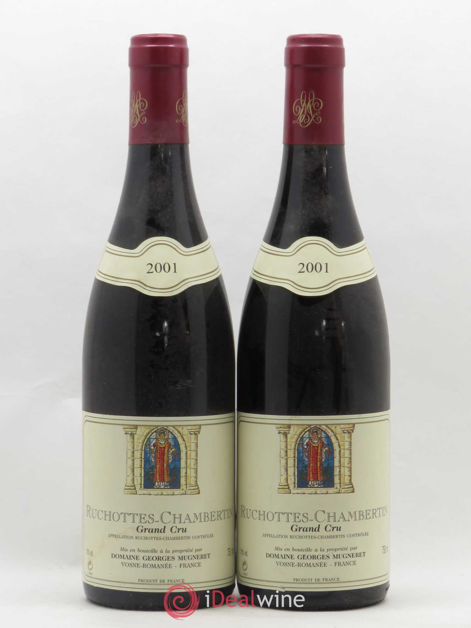 Ruchottes-Chambertin Grand Cru Georges Mugneret (Domaine) 2001 - Lot de 2 bouteilles - 0