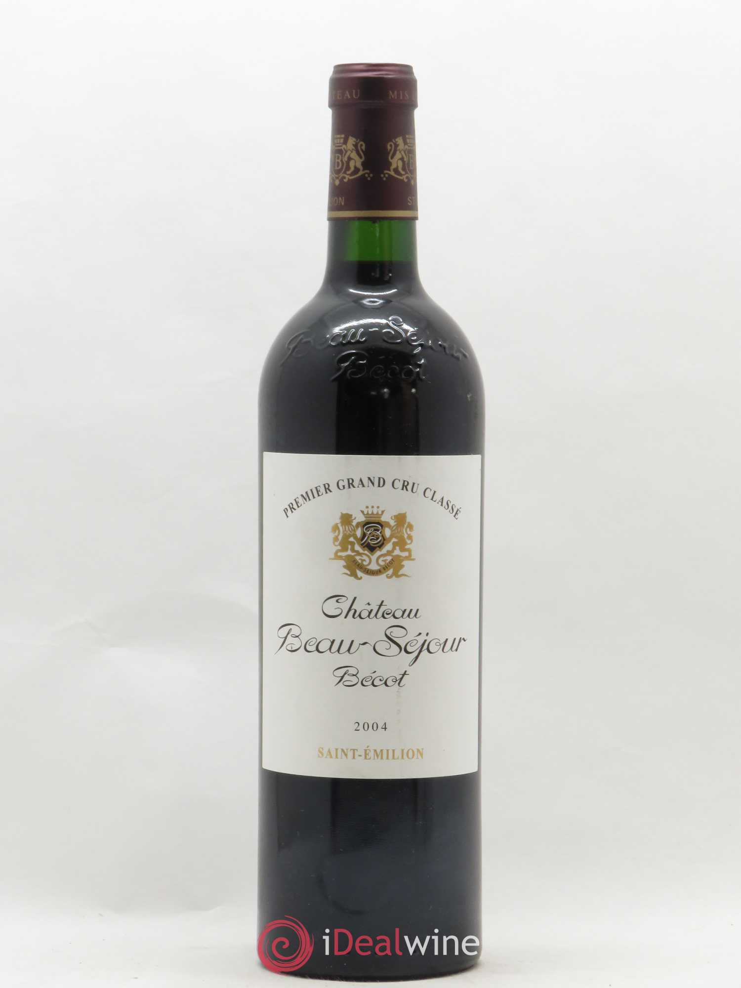 Château Beau-Séjour Bécot 1er Grand Cru Classé B 2004 - Lot de 1 bouteille - 0