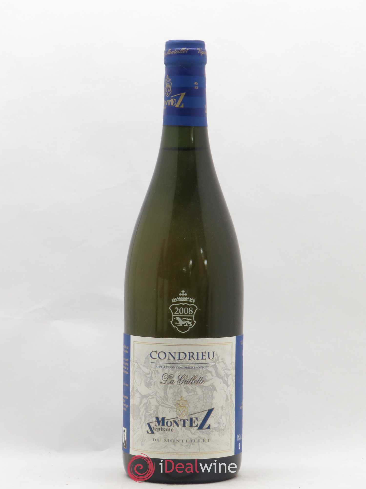 Condrieu La Grillette Du Monteillet Stéphane Montez 2008 - Posten von 1 Flasche - 0
