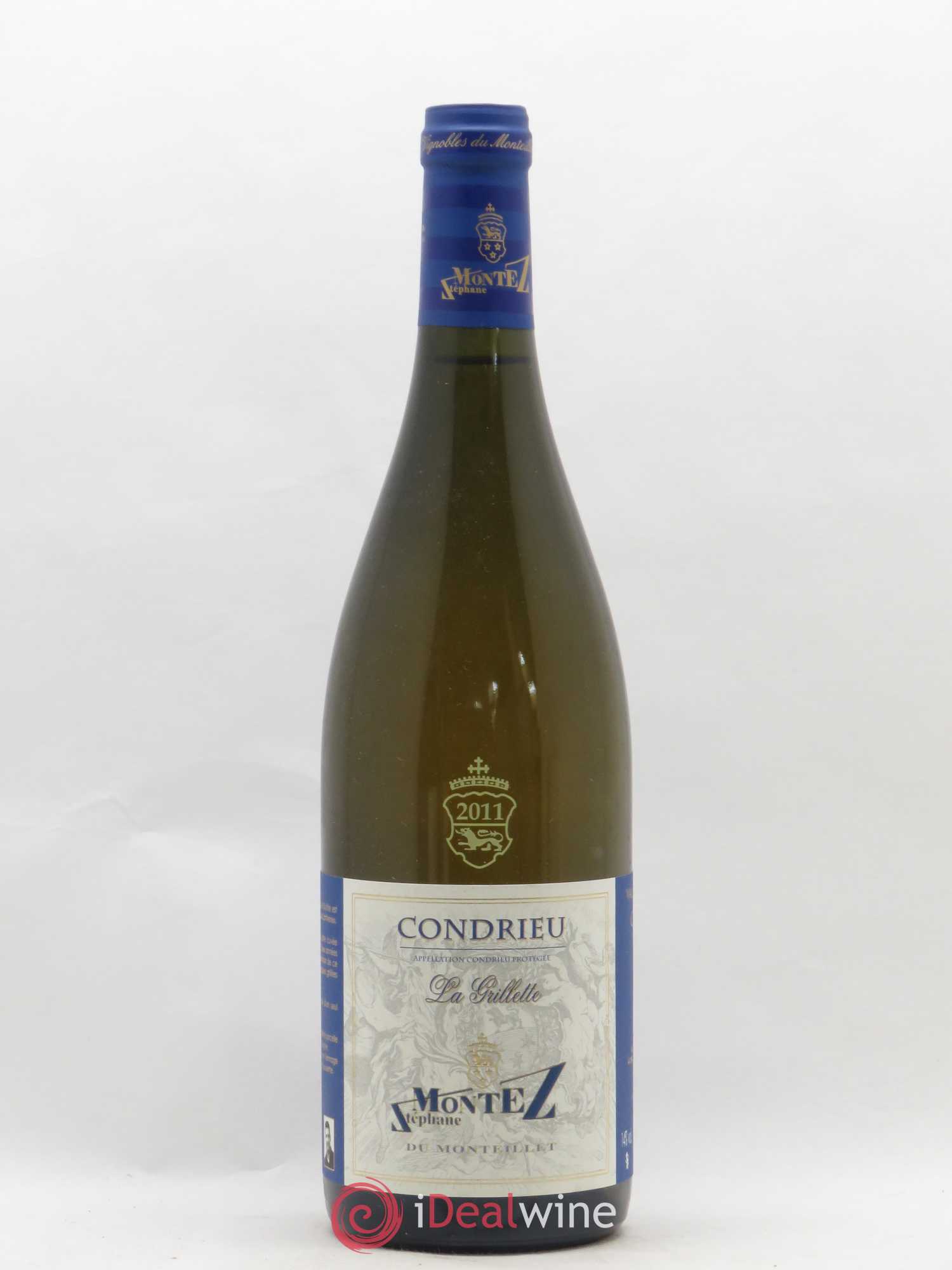 Condrieu La Grillette Du Monteillet Stéphane Montez 2011 - Posten von 1 Flasche - 0